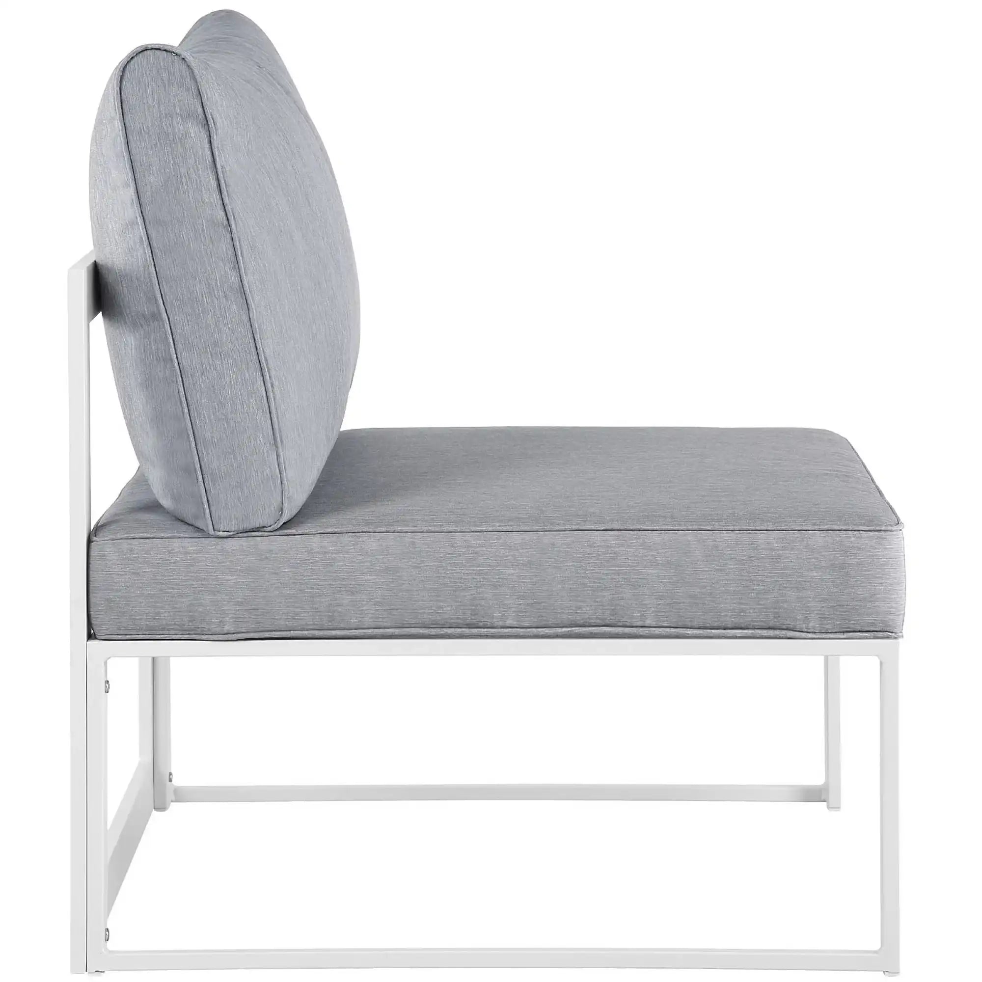 Fortuna Armless Outdoor Patio Chair by Modway - Best Buy Furniture