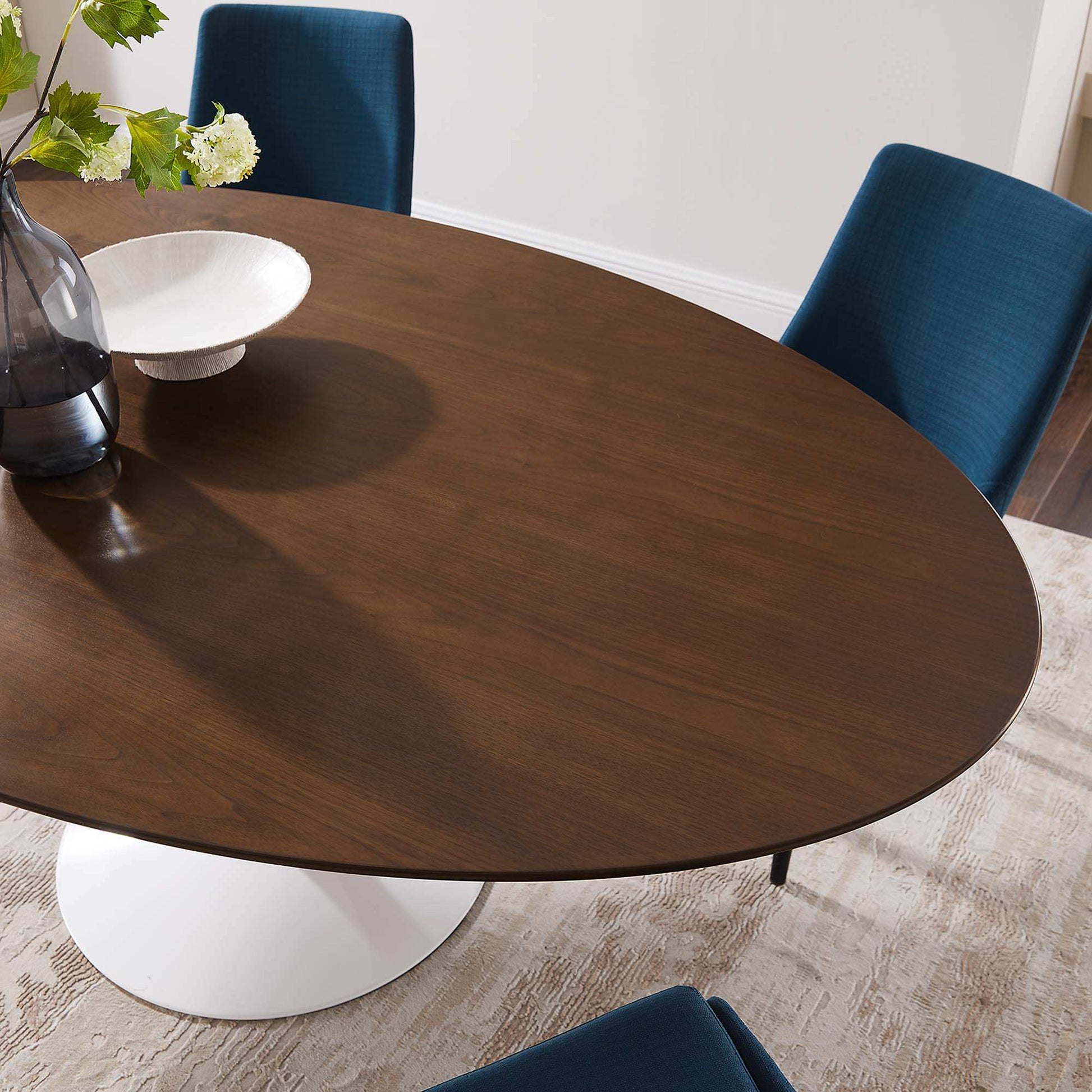 Lippa 78" Oval Wood Dining Table by Modway - Best Buy Furniture