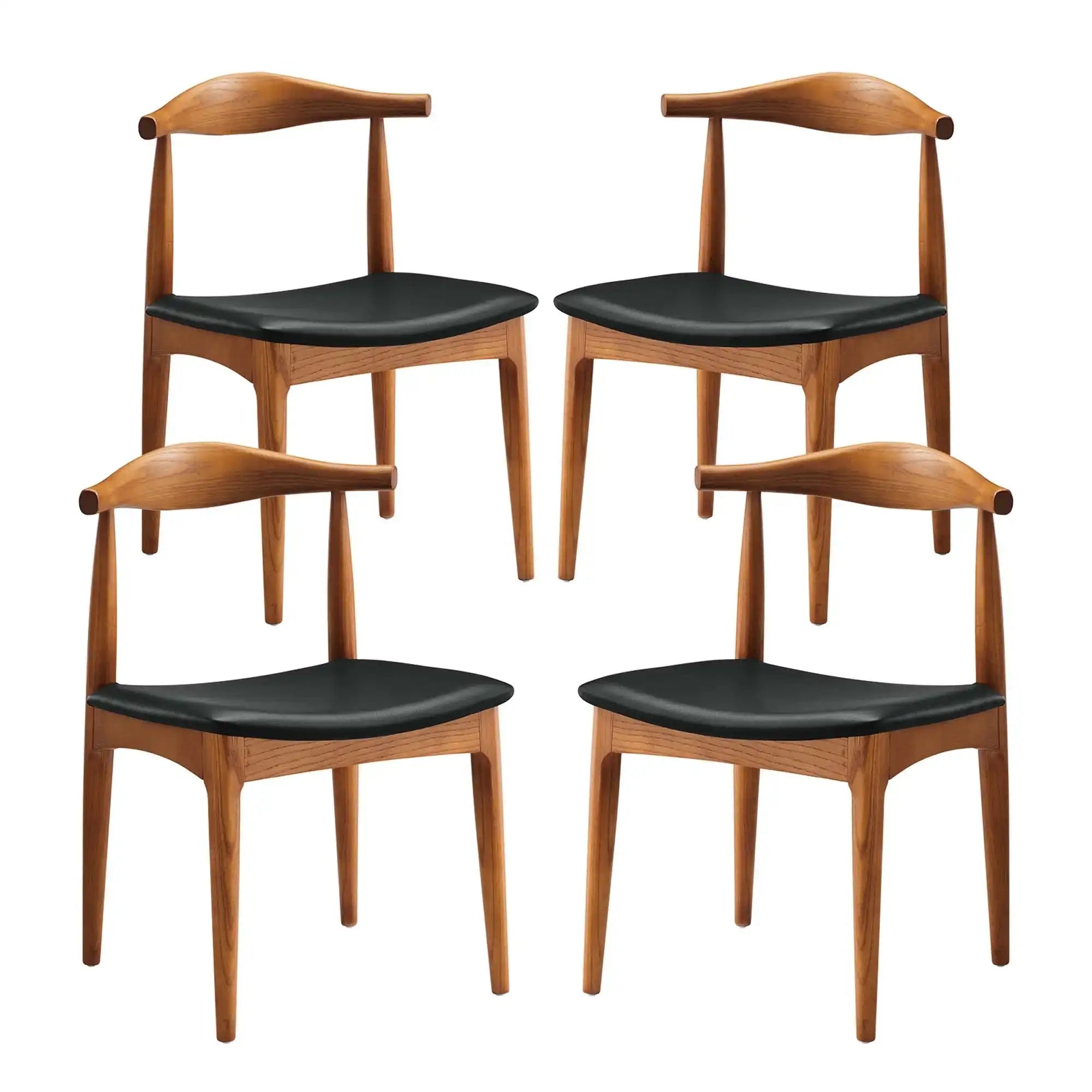 Tracy Wood Dining Chairs Set of 4 by Modway - Best Buy Furniture