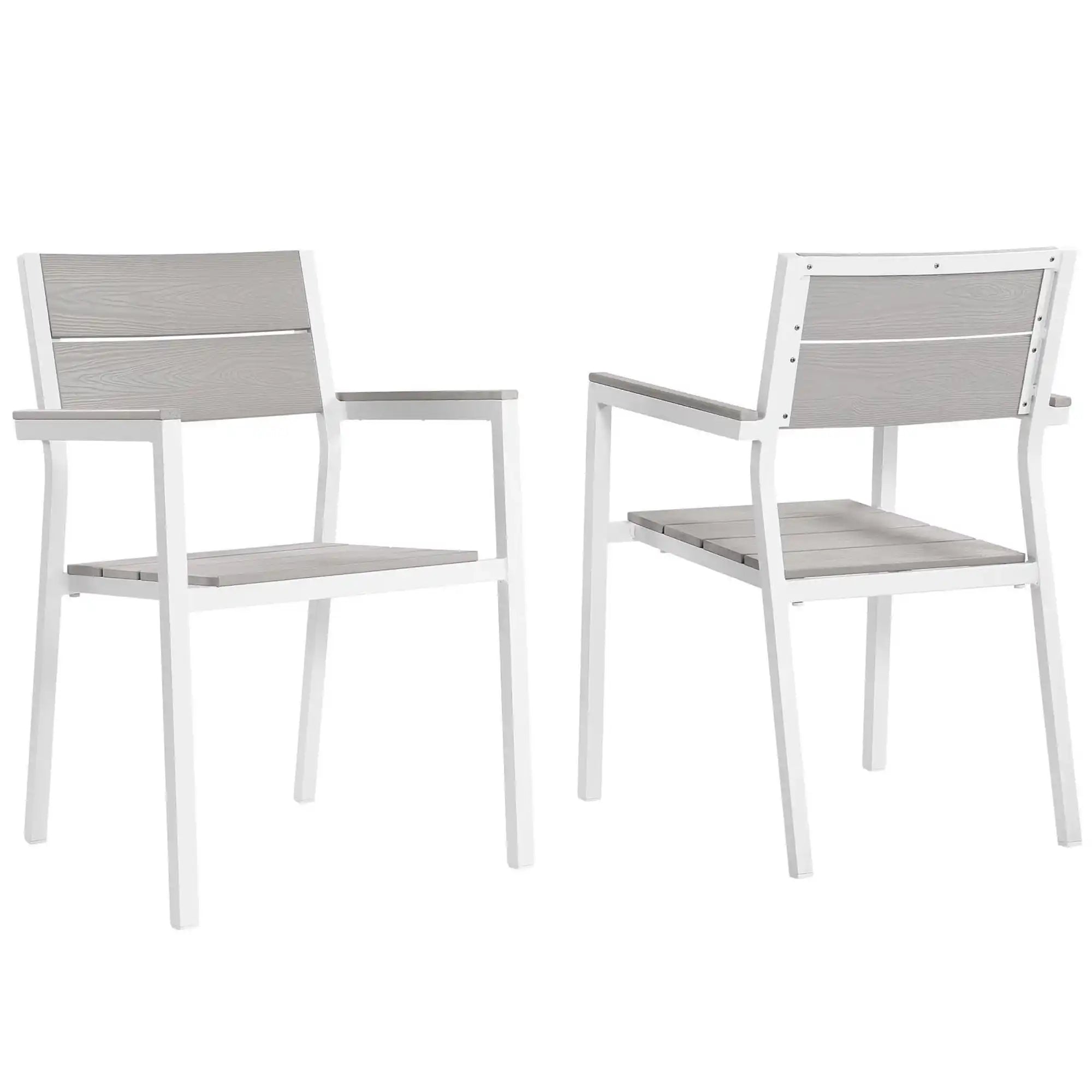 Maine Outdoor Patio Dining Armchair Set of 2 by Modway - Best Buy Furniture