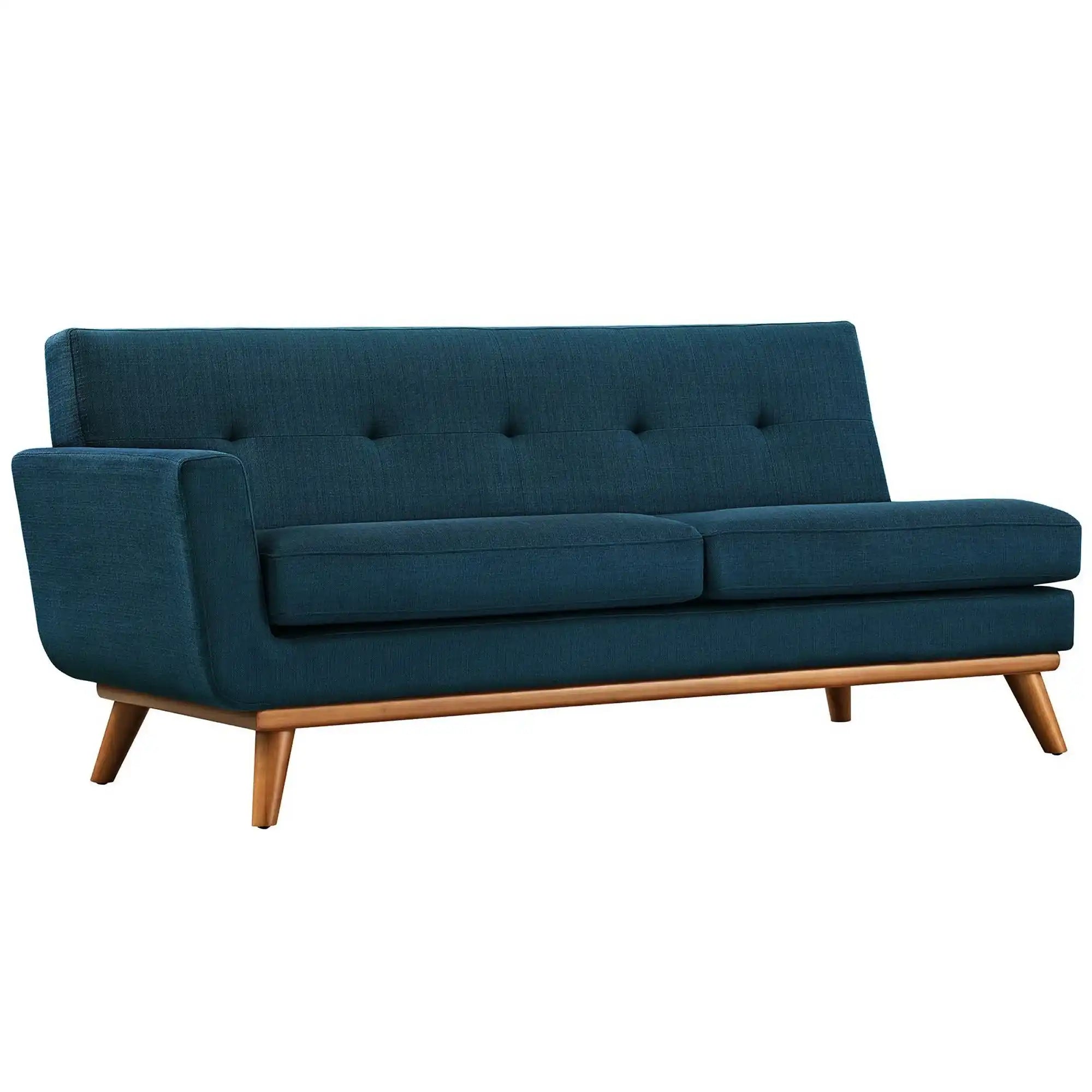 Engage Left-Arm Upholstered Fabric Loveseat by Modway - Best Buy Furniture