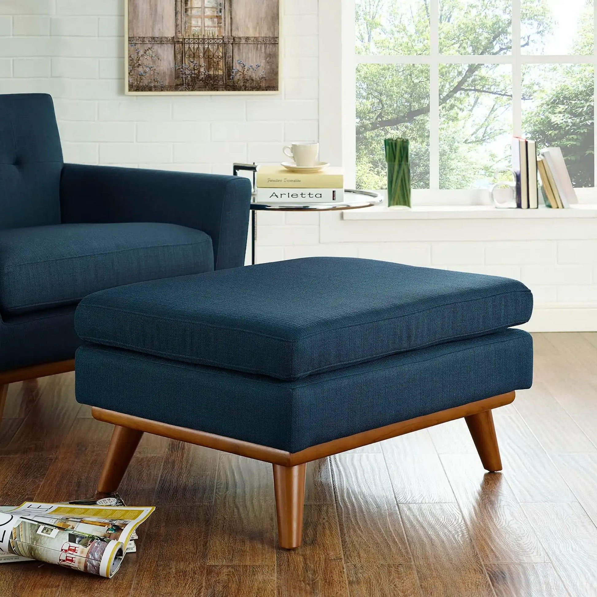 Engage Upholstered Fabric Ottoman by Modway - Best Buy Furniture