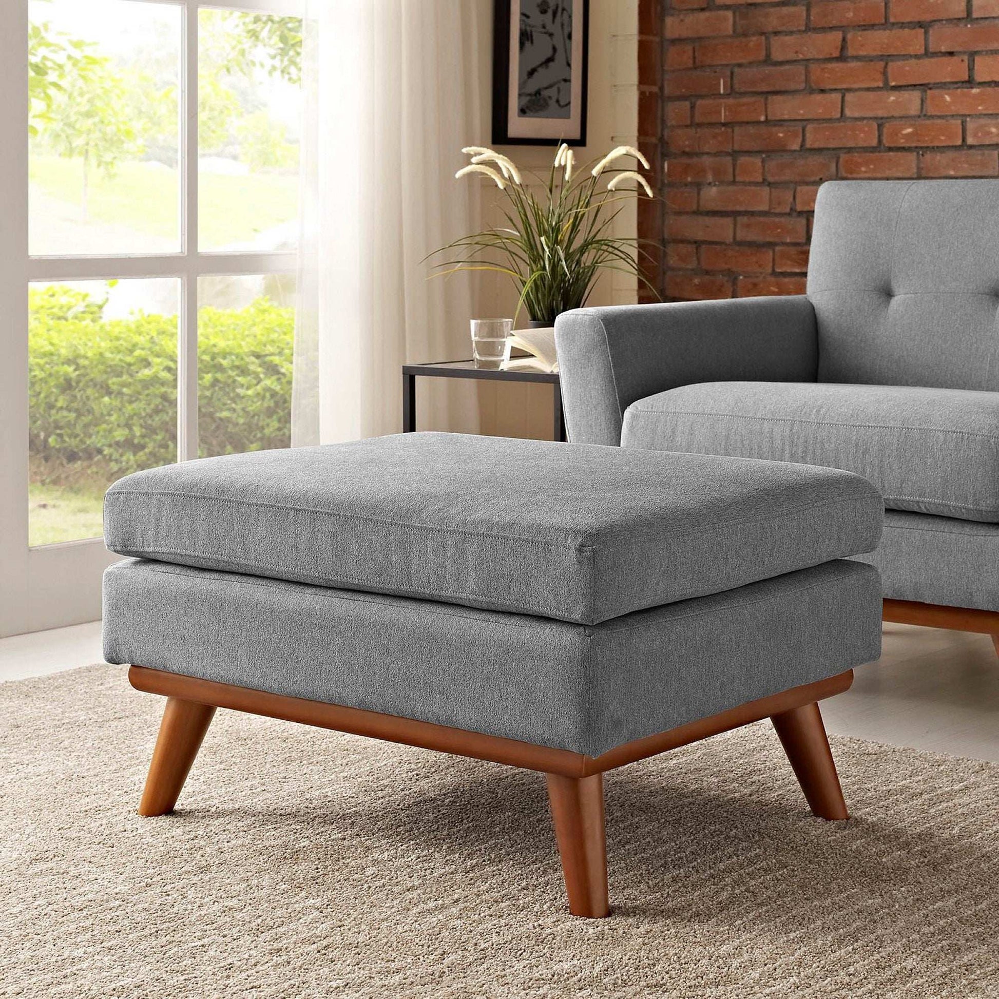 Engage Upholstered Fabric Ottoman by Modway - Best Buy Furniture