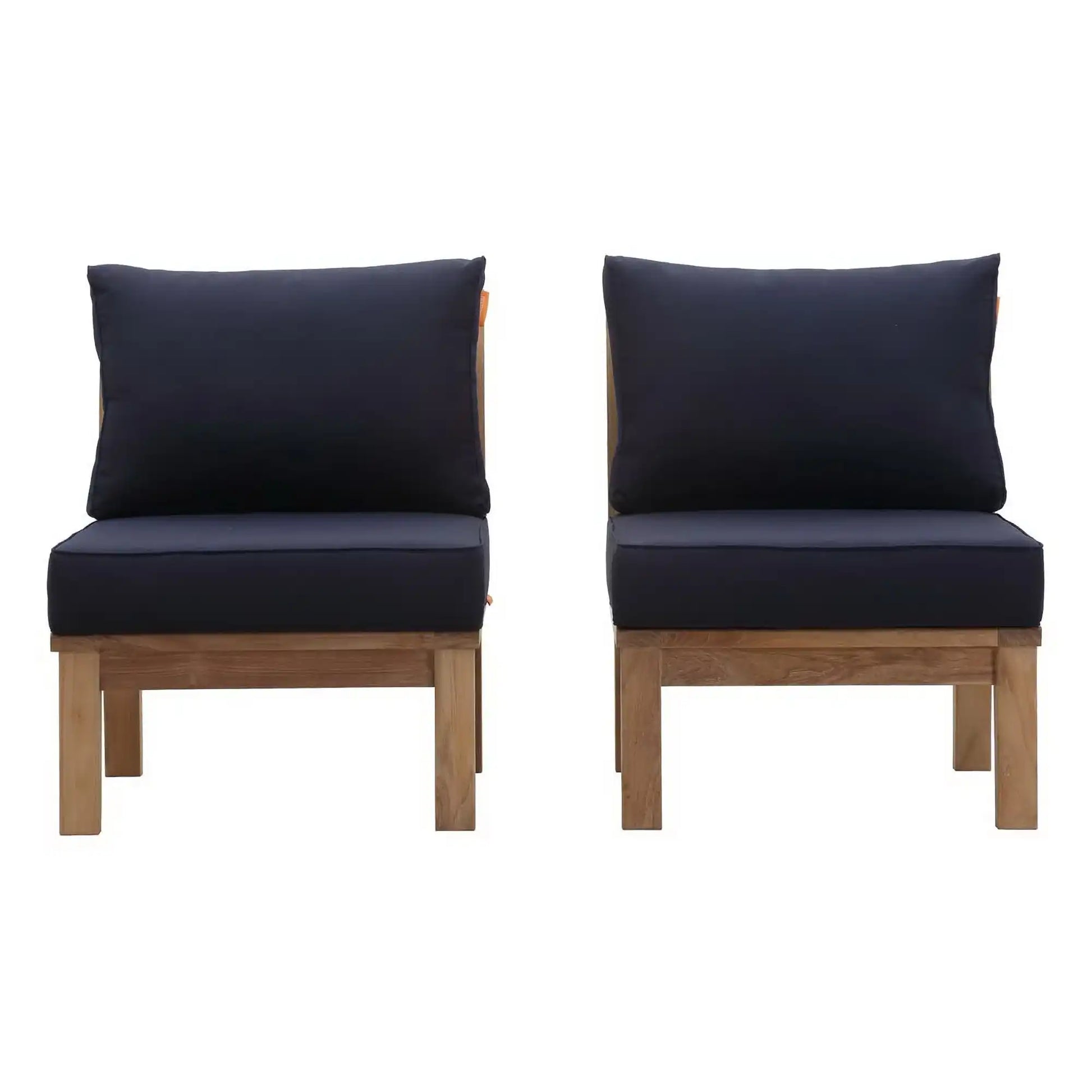 Marina 2 Piece Outdoor Patio Teak Set by Modway - Best Buy Furniture