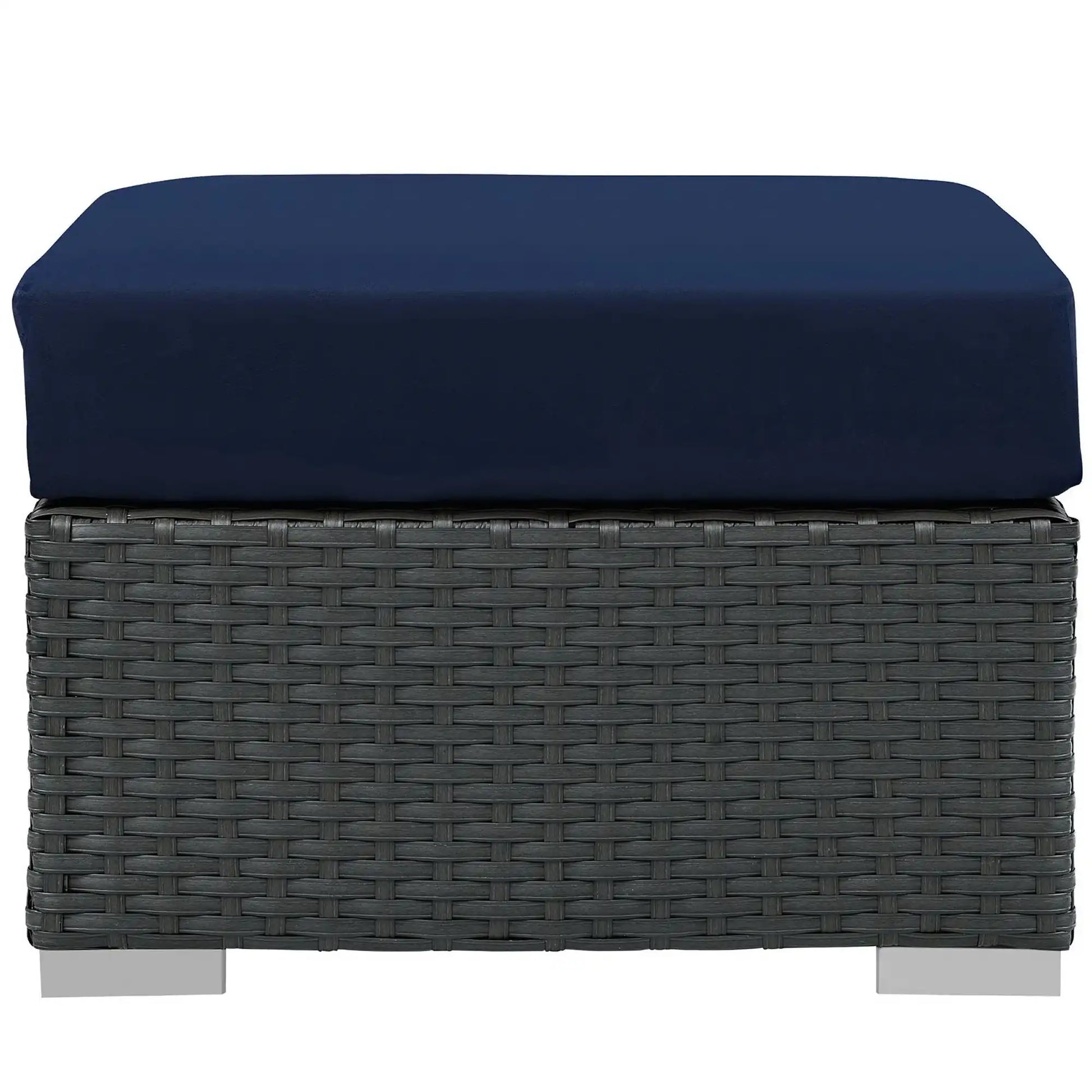 Sojourn Outdoor Patio Sunbrella� Ottoman by Modway - Best Buy Furniture