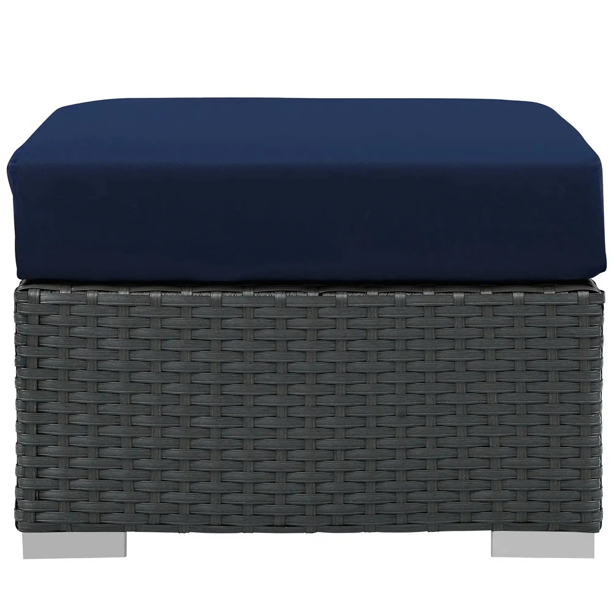 Sojourn Outdoor Patio Sunbrella� Ottoman by Modway - Best Buy Furniture