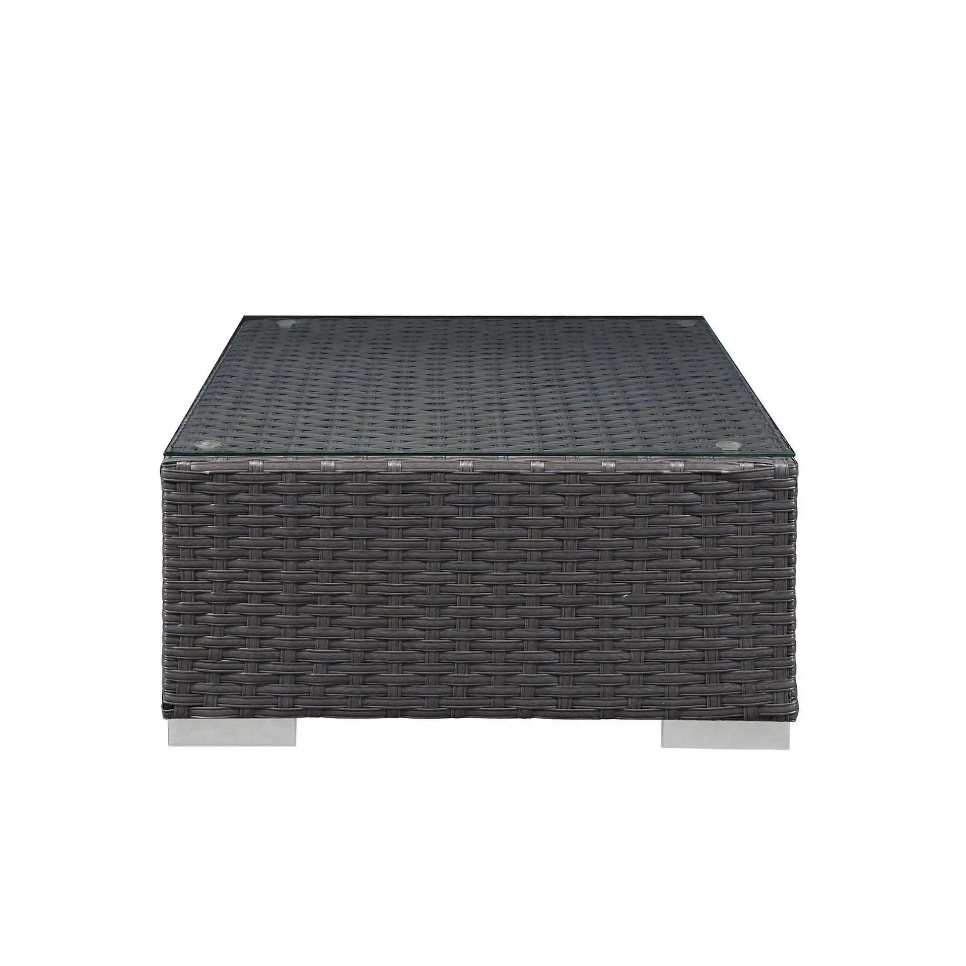 Sojourn Outdoor Patio Sunbrella� Ottoman by Modway - Best Buy Furniture