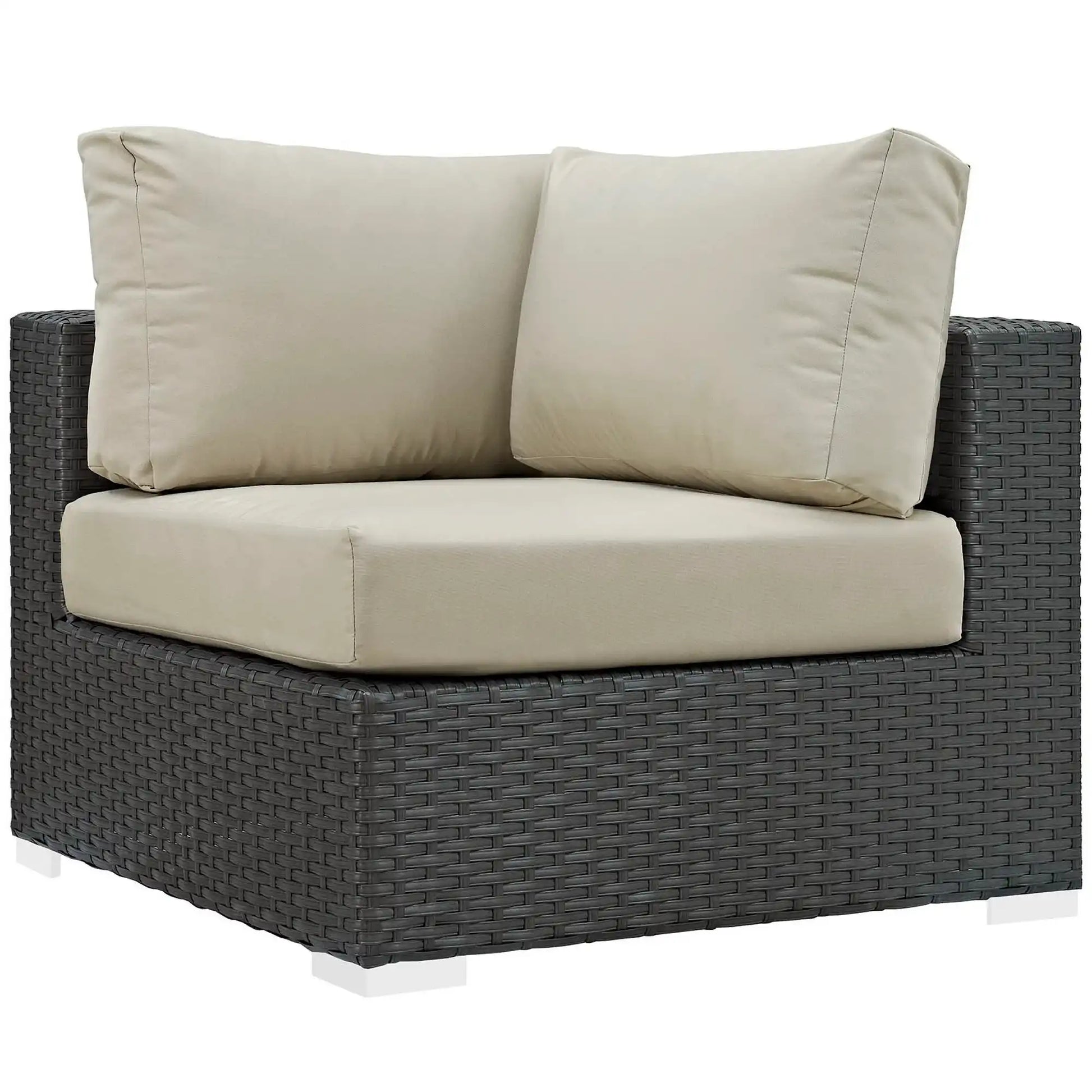 Sojourn Outdoor Patio Sunbrella� Corner by Modway - Best Buy Furniture