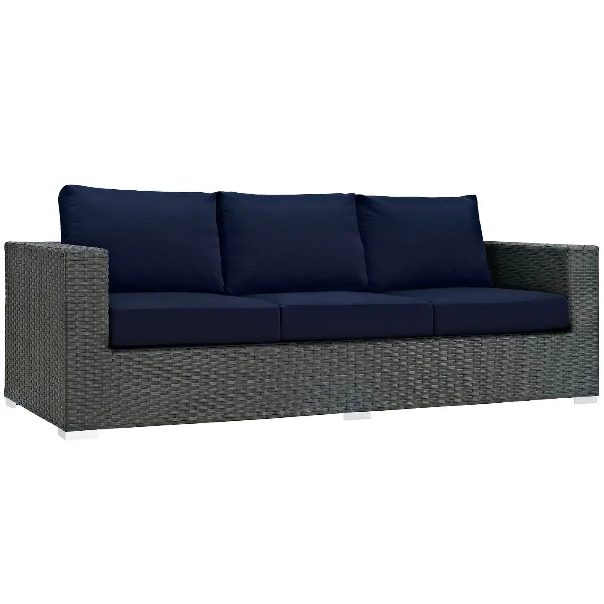 Sojourn Outdoor Patio Sunbrella� Sofa by Modway - Best Buy Furniture