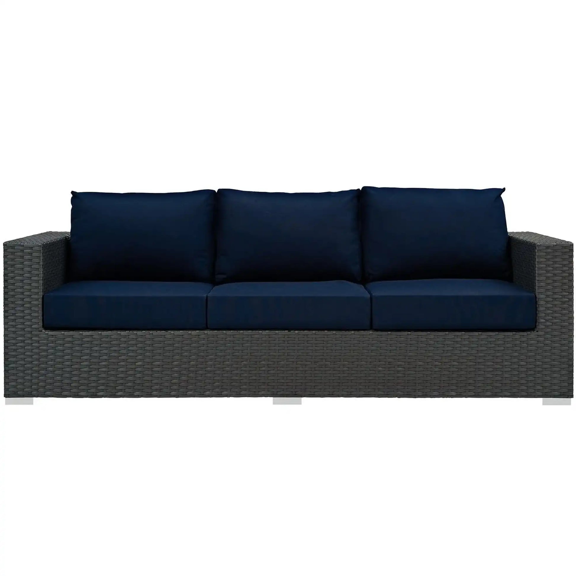 Sojourn Outdoor Patio Sunbrella� Sofa by Modway - Best Buy Furniture