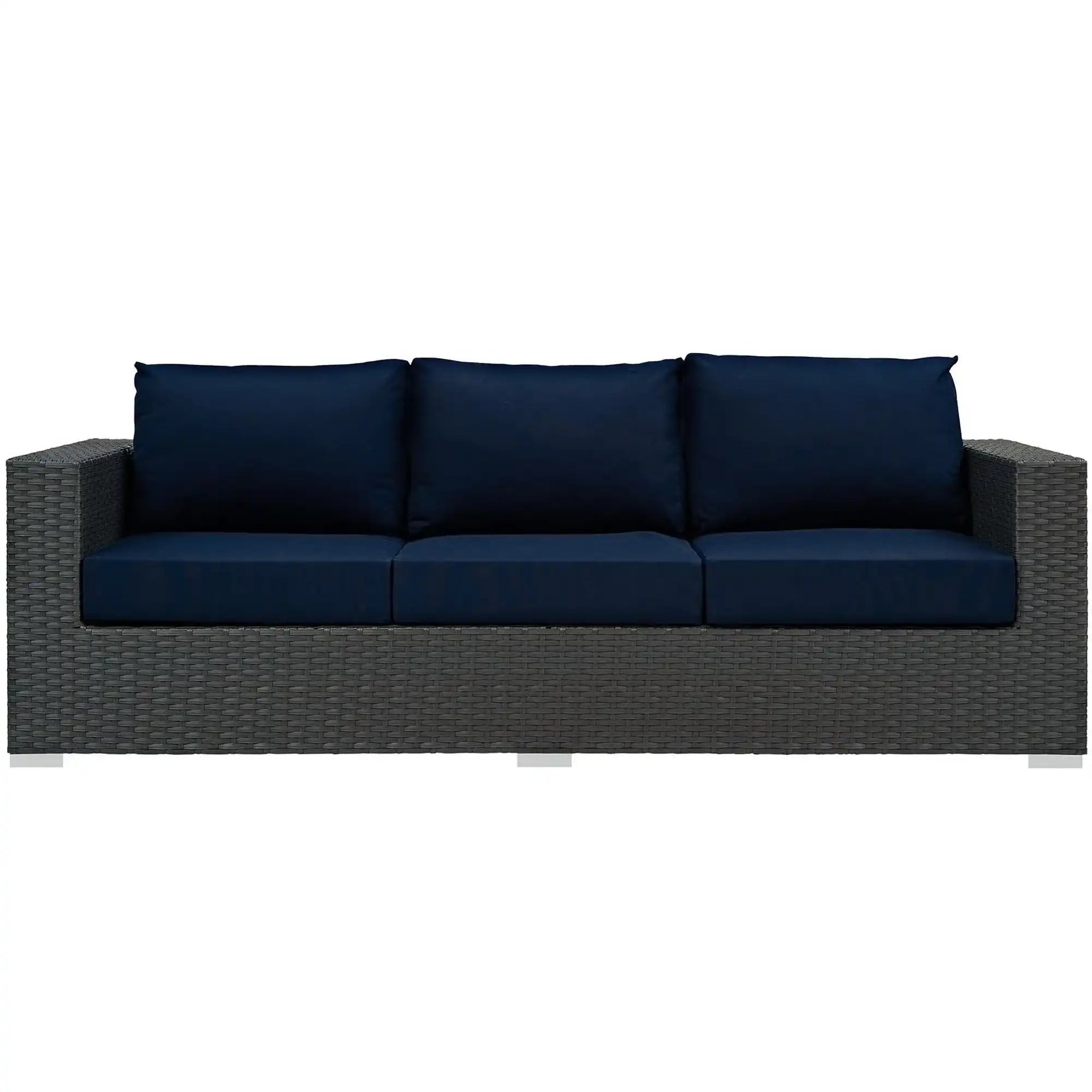 Sojourn Outdoor Patio Sunbrella� Sofa by Modway - Best Buy Furniture