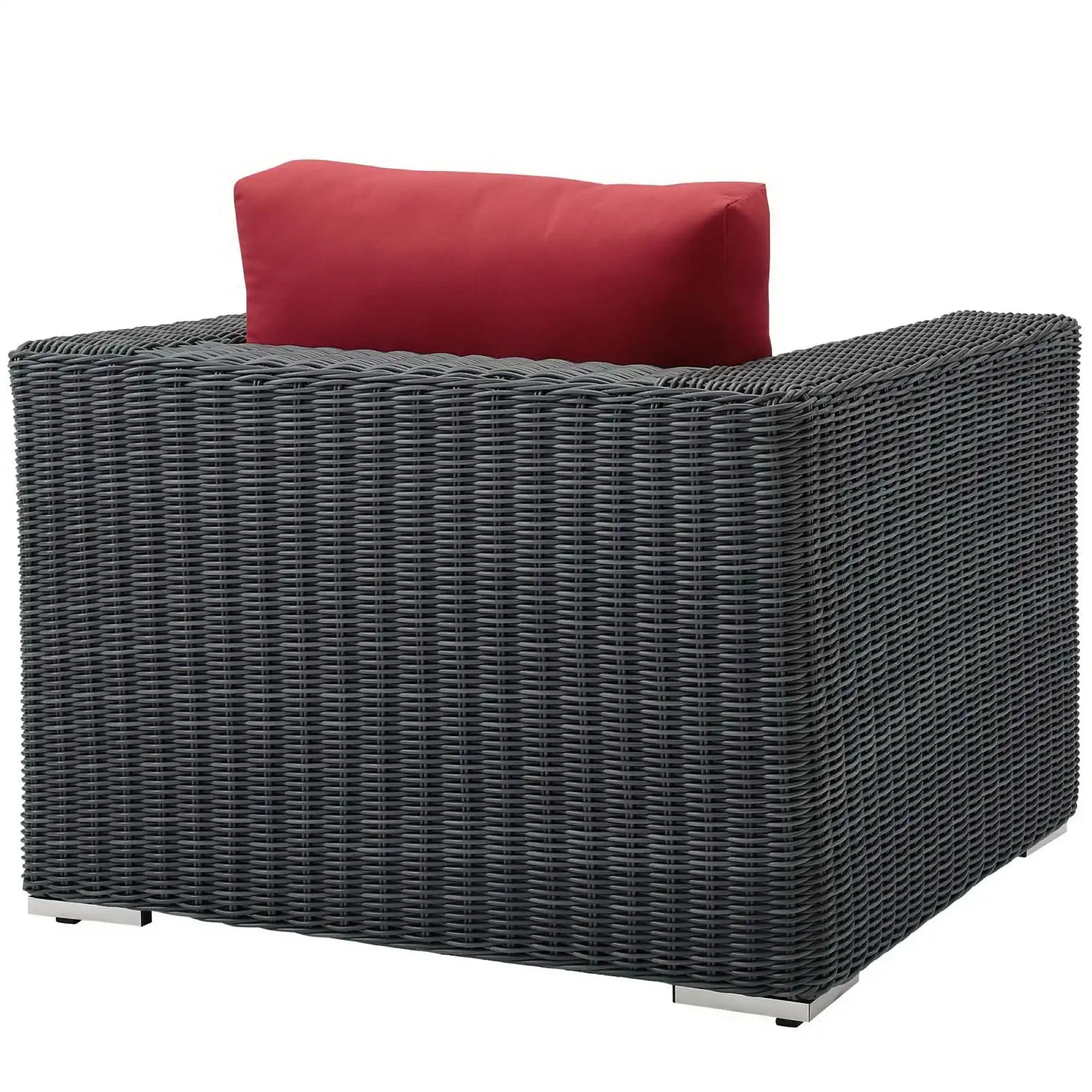 Summon Outdoor Patio Fabric Sunbrella� Armchair by Modway - Best Buy Furniture
