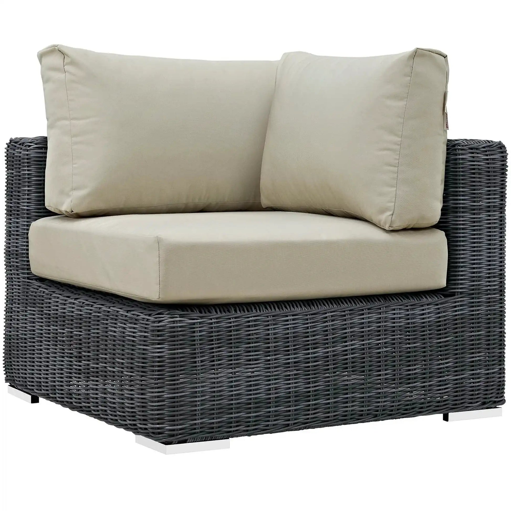 Summon Outdoor Patio Sunbrella� Corner by Modway - Best Buy Furniture