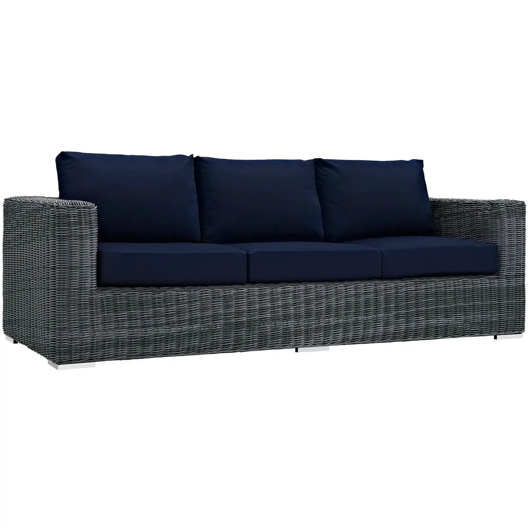 Summon Outdoor Patio Sunbrella� Sofa by Modway - Best Buy Furniture