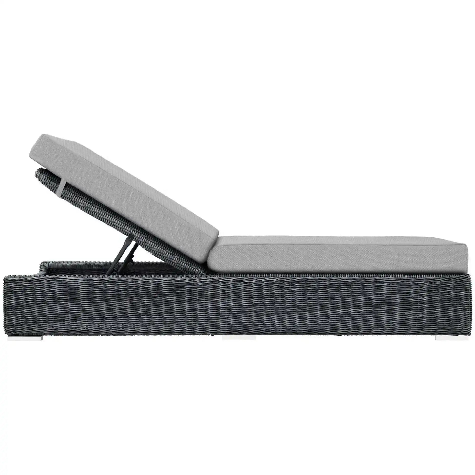 Summon Outdoor Patio Sunbrella� Chaise Lounge by Modway - Best Buy Furniture