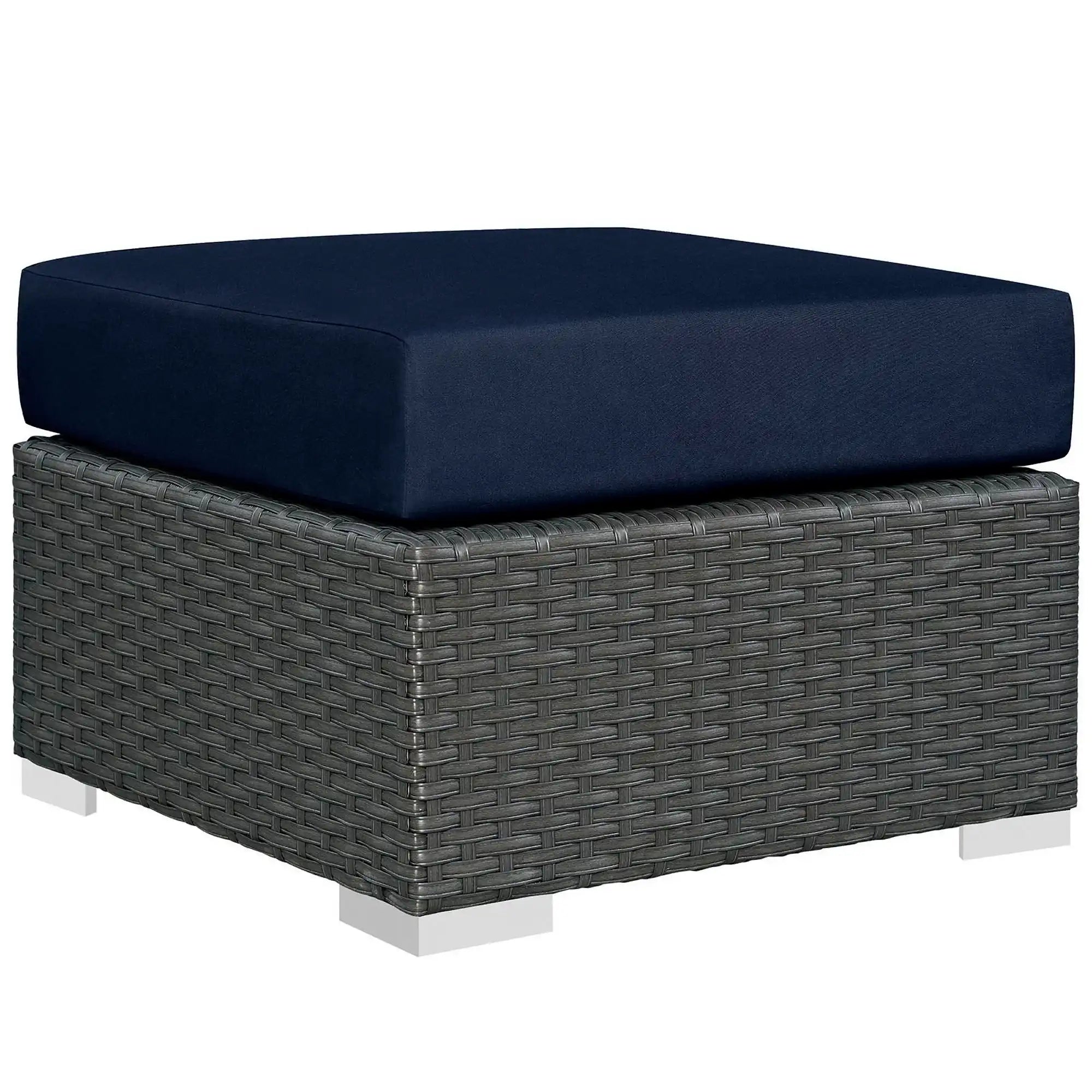 Sojourn 3 Piece Outdoor Patio Sunbrella� Sectional Set by Modway - Best Buy Furniture