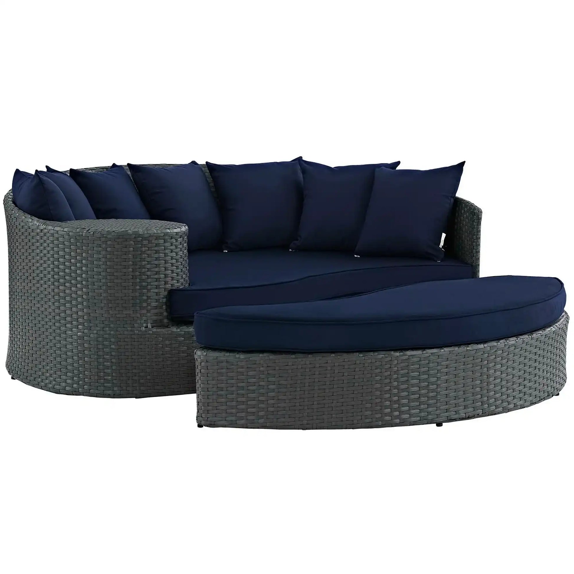 Sojourn Outdoor Patio Sunbrella� Daybed by Modway - Best Buy Furniture