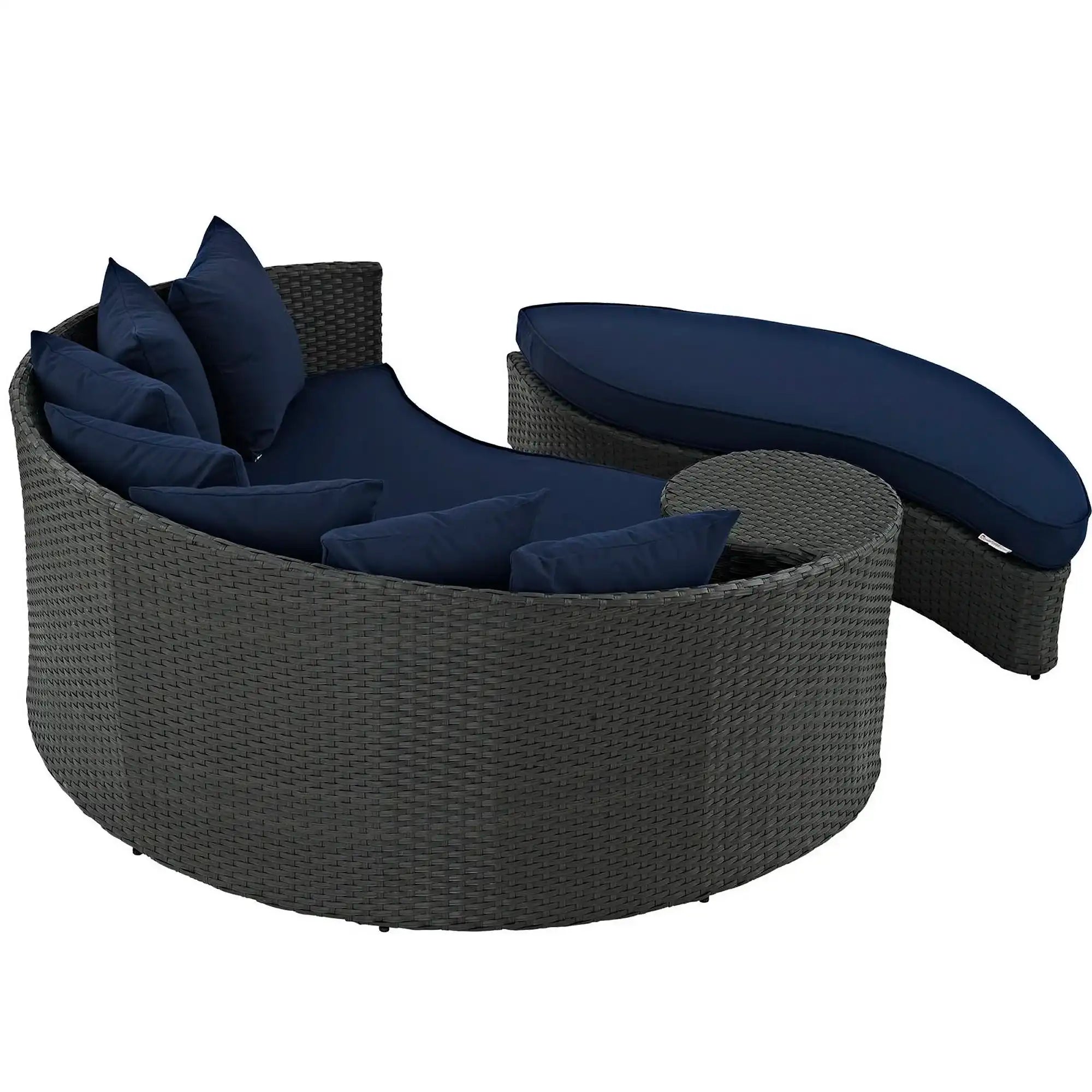 Sojourn Outdoor Patio Sunbrella� Daybed by Modway - Best Buy Furniture