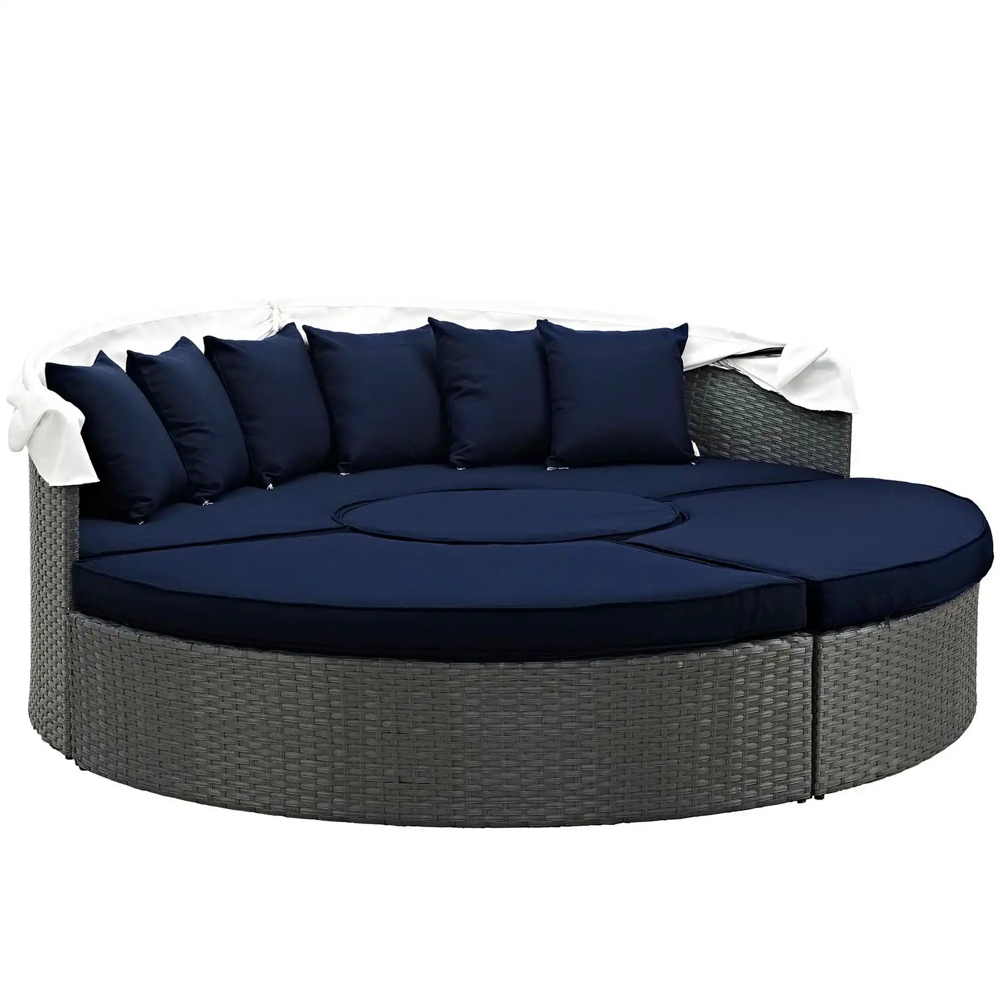 Sojourn Outdoor Patio Sunbrella� Daybed by Modway - Best Buy Furniture