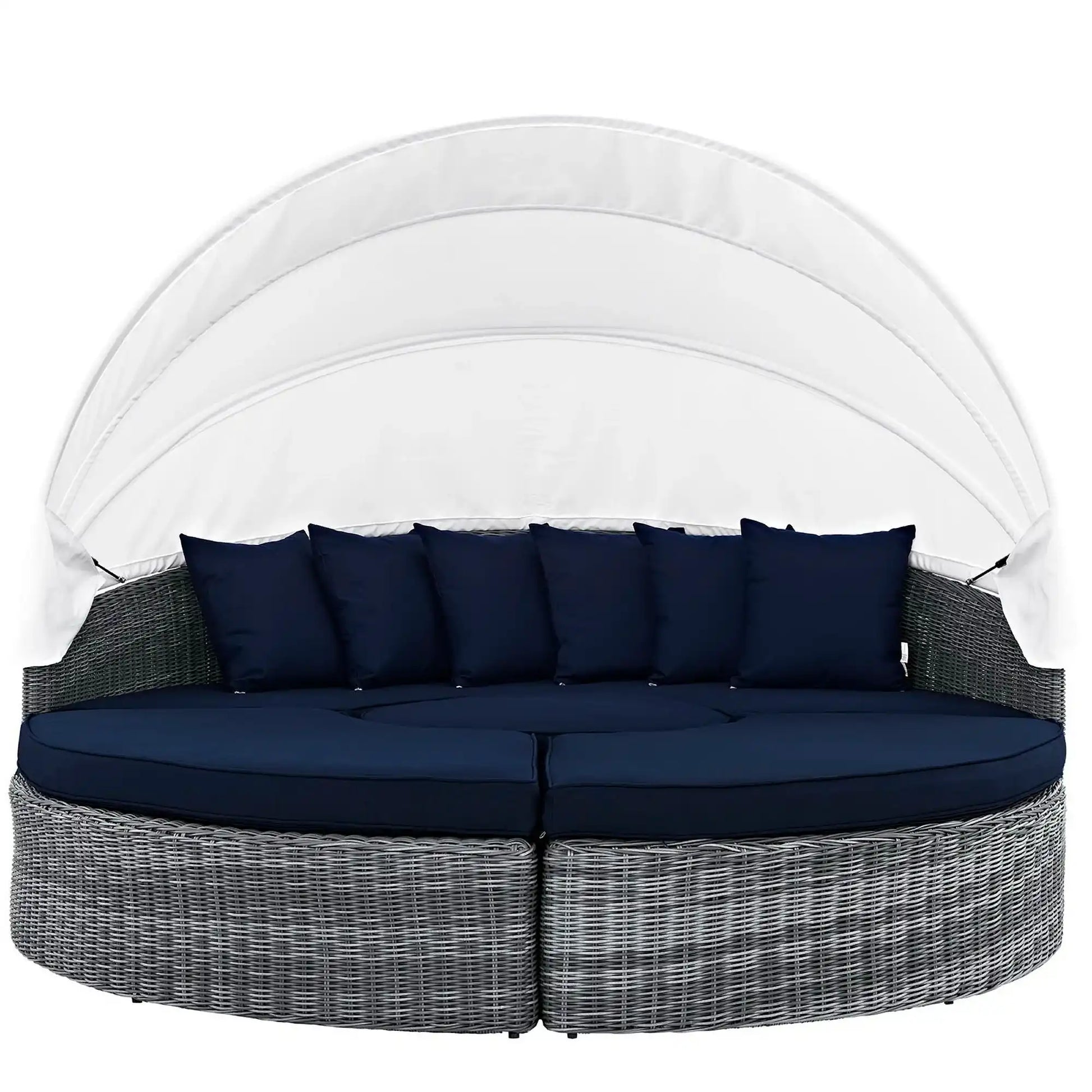 Summon Canopy Outdoor Patio Sunbrella� Daybed by Modway - Best Buy Furniture