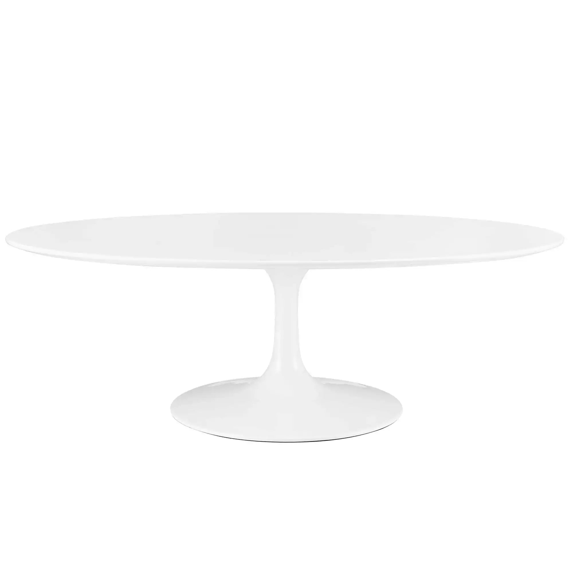 Lippa 48" Oval-Shaped Wood Coffee Table by Modway - Best Buy Furniture