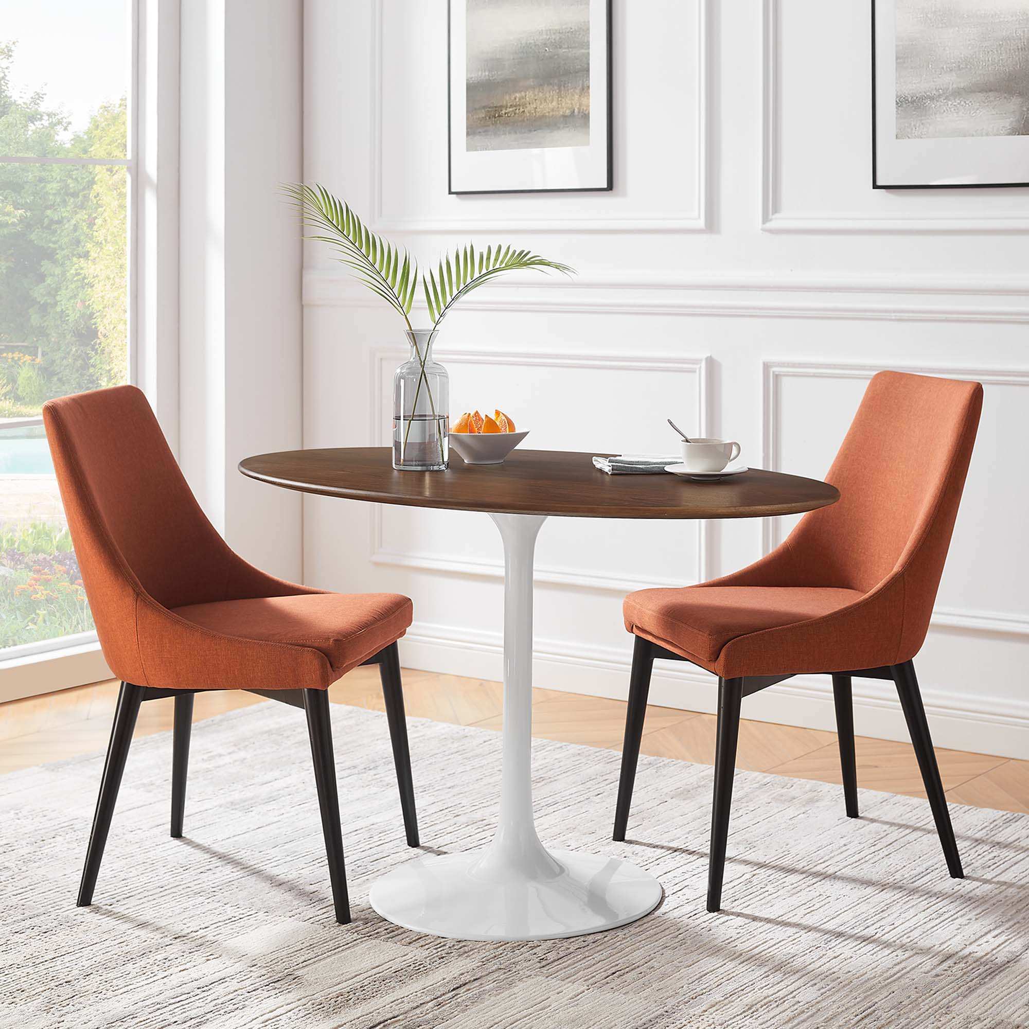 Lippa 48" Oval Wood Dining Table by Modway - Best Buy Furniture