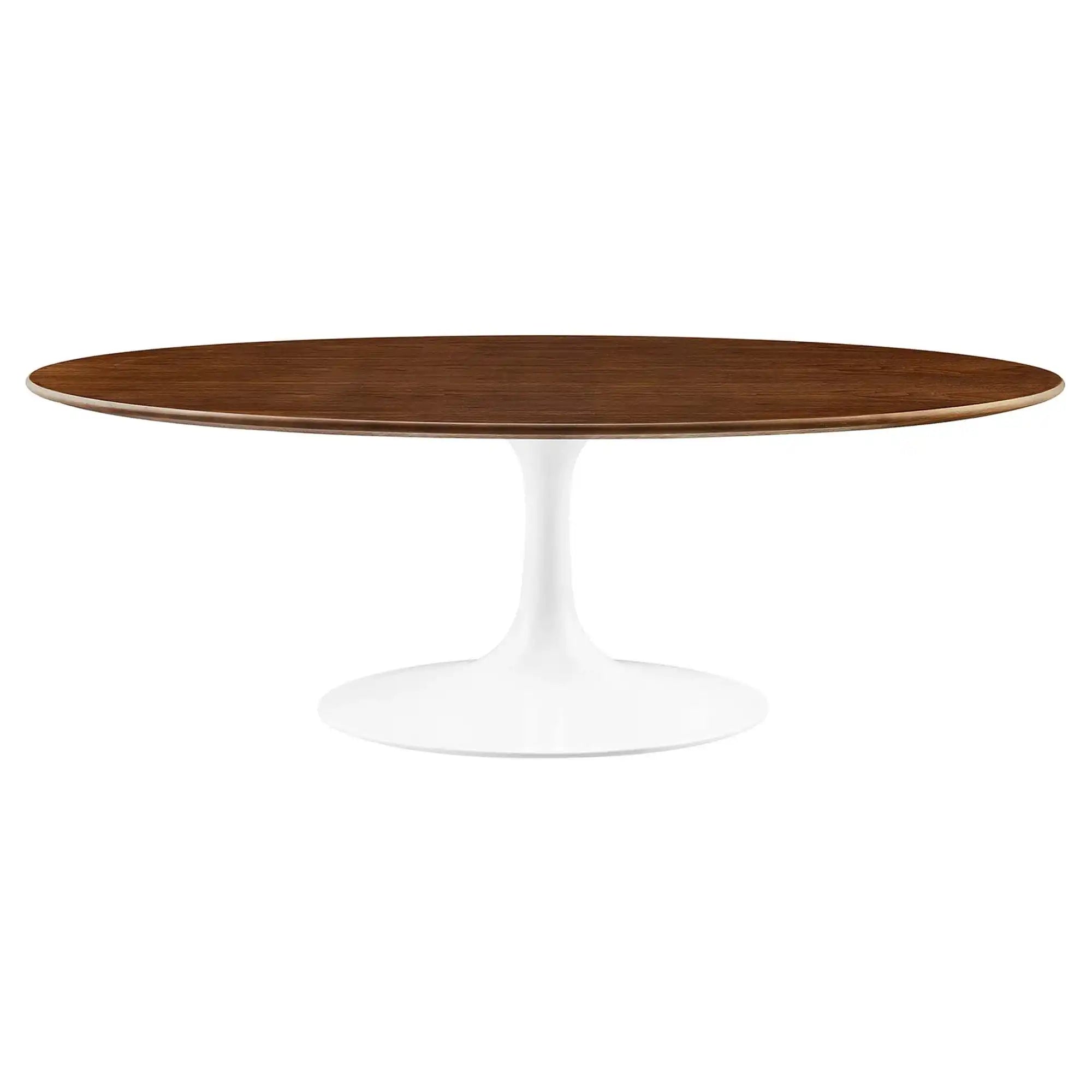 Lippa 48" Oval Wood Coffee Table by Modway - Best Buy Furniture
