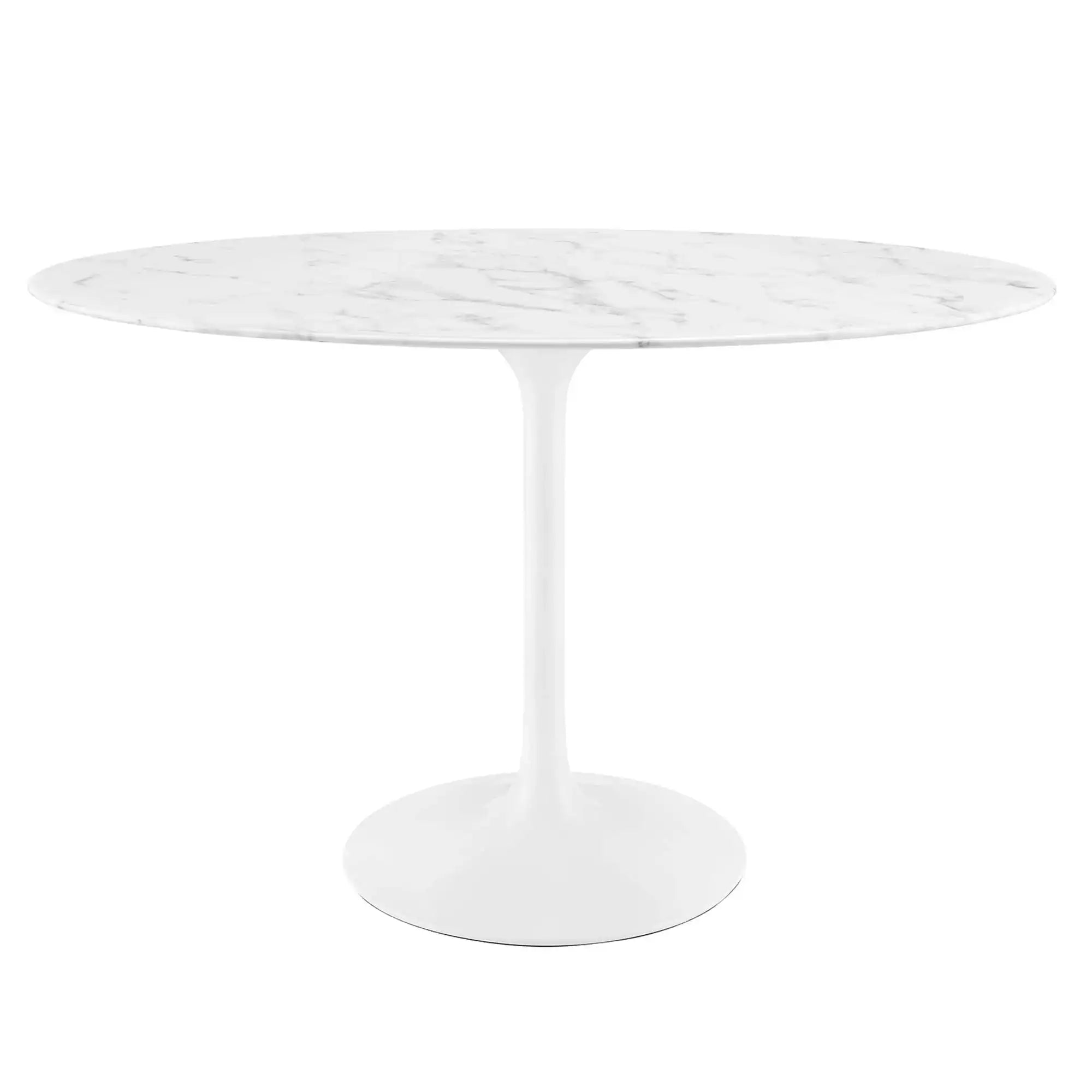 Lippa 48" Oval Faux Marble Dining Table by Modway - Best Buy Furniture