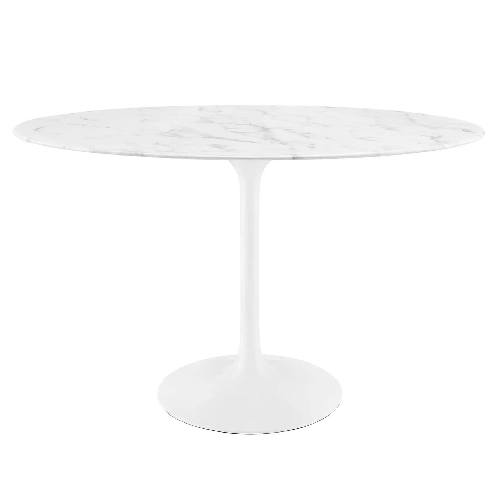 Lippa 48" Oval Faux Marble Dining Table by Modway - Best Buy Furniture