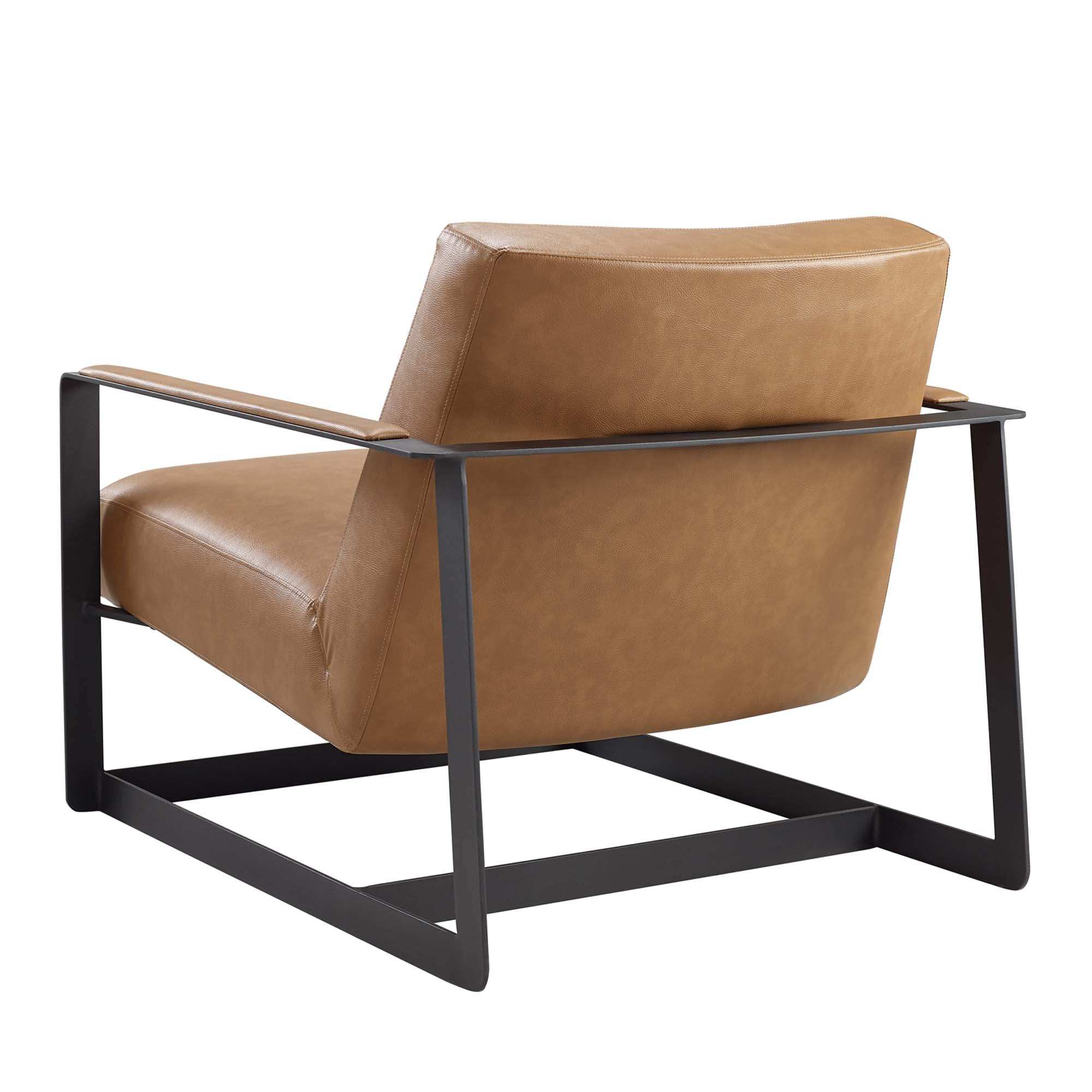 Seg Vegan Leather Accent Chair by Modway - Best Buy Furniture