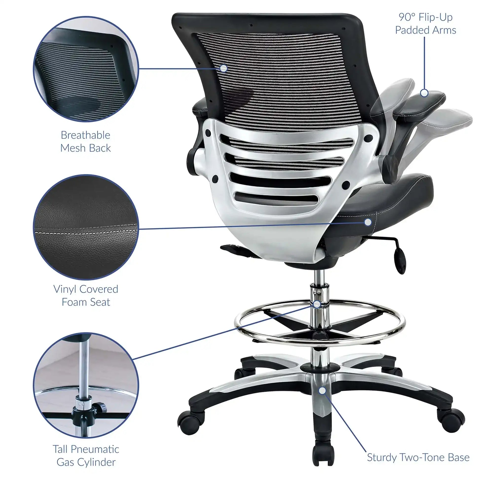 Edge Drafting Chair by Modway - Best Buy Furniture