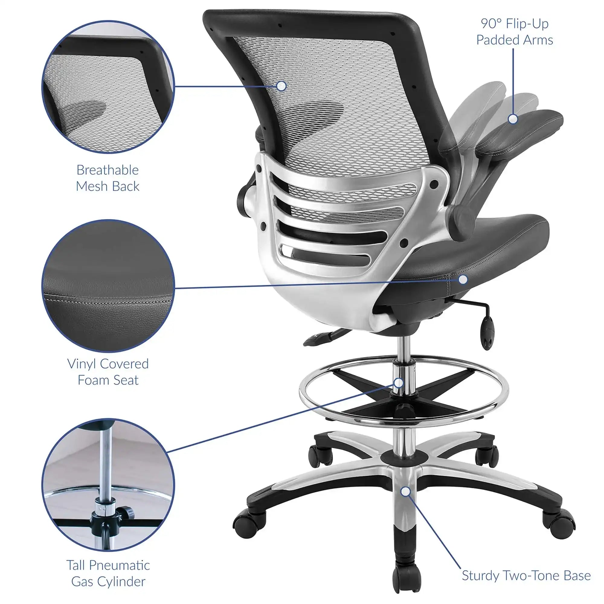 Edge Drafting Chair by Modway - Best Buy Furniture