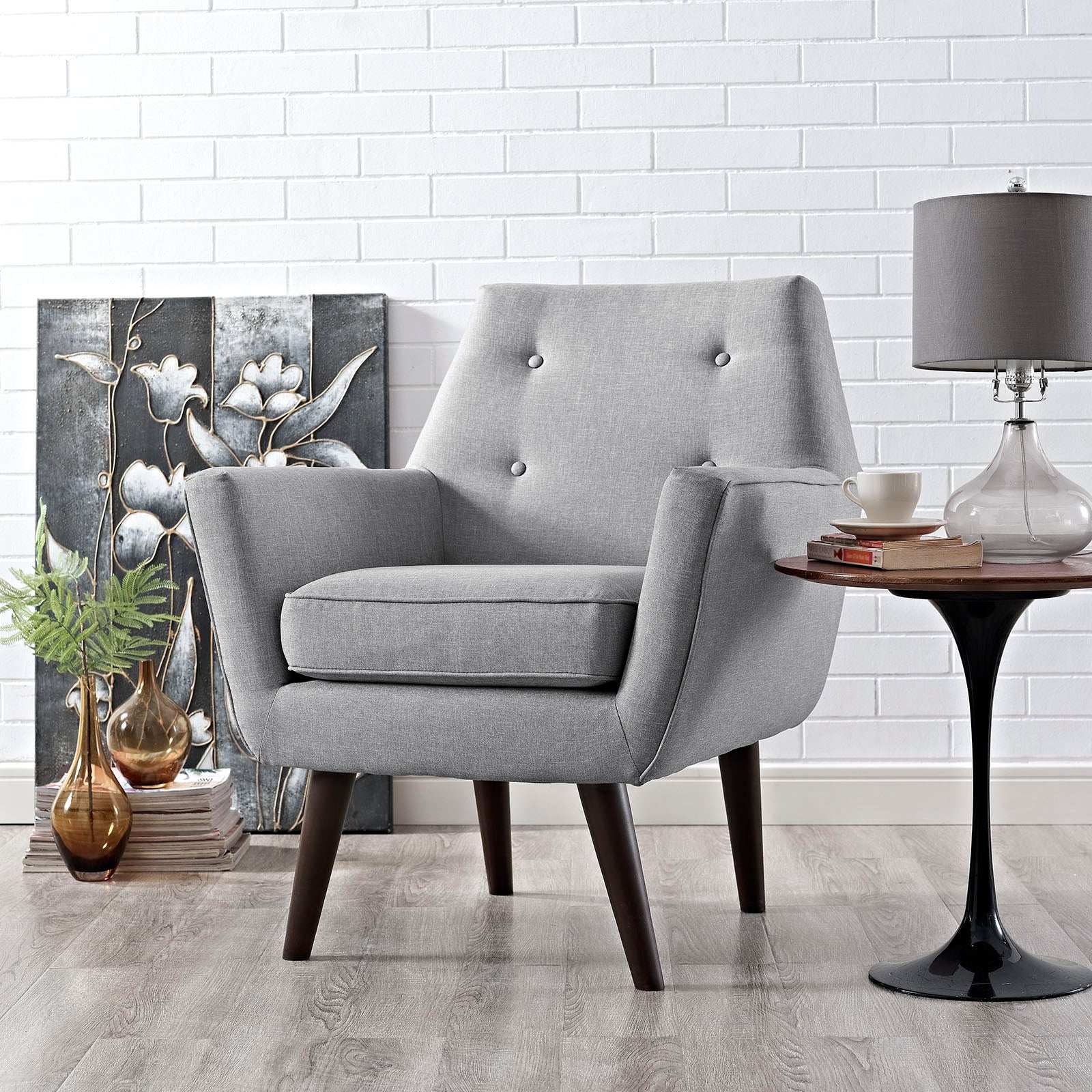 Posit Upholstered Fabric Armchair - Best Buy Furniture