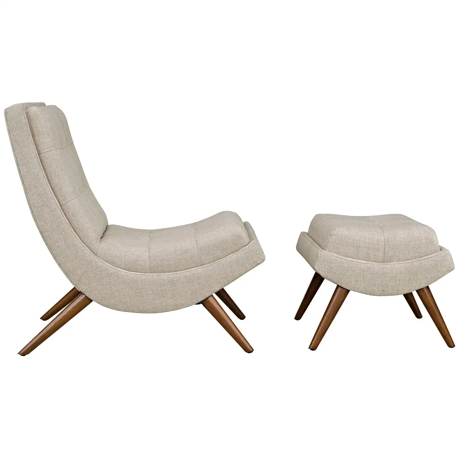 Ramp Upholstered Fabric Lounge Chair Set - Best Buy Furniture