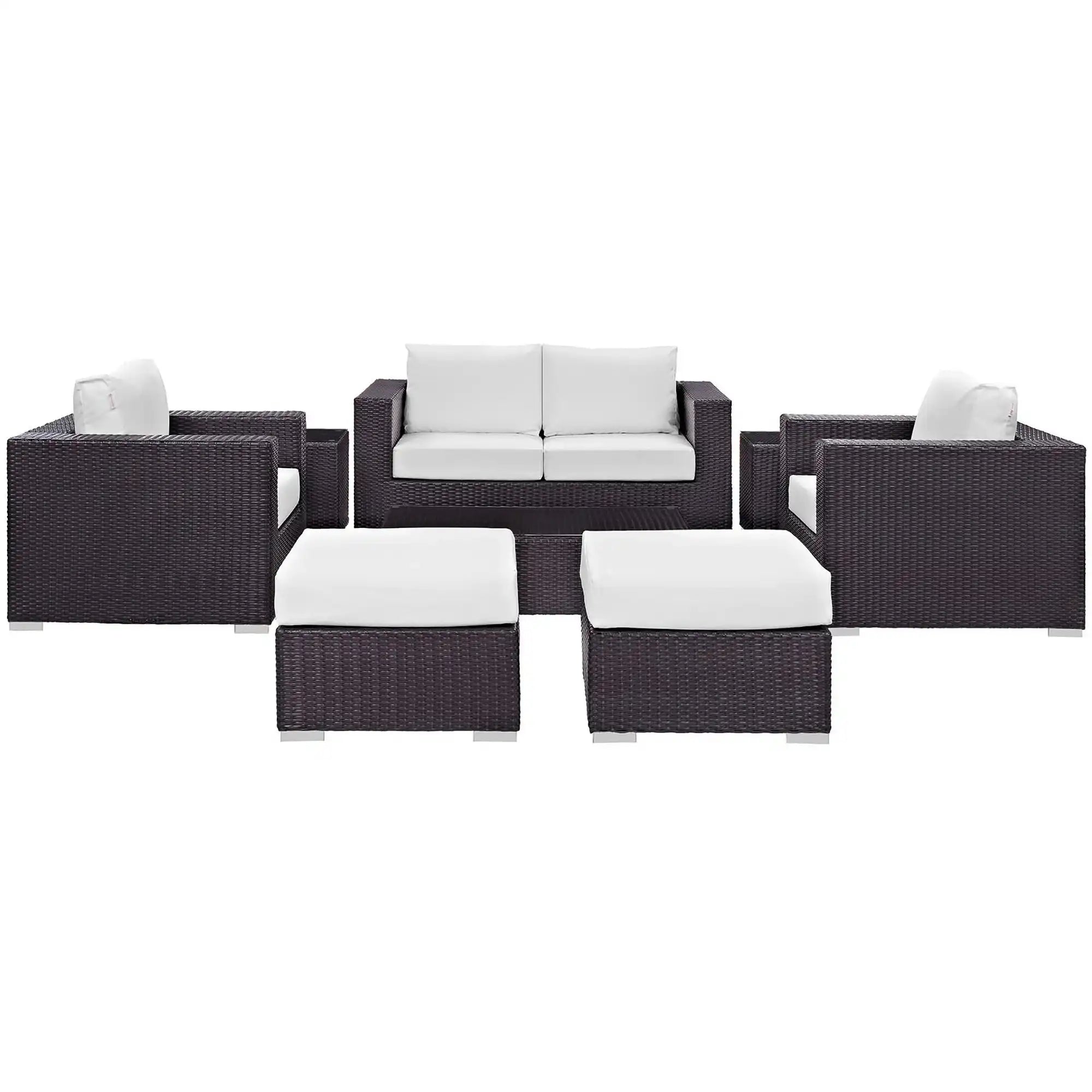 Convene 8 Piece Outdoor Patio Sofa Set by Modway - Best Buy Furniture