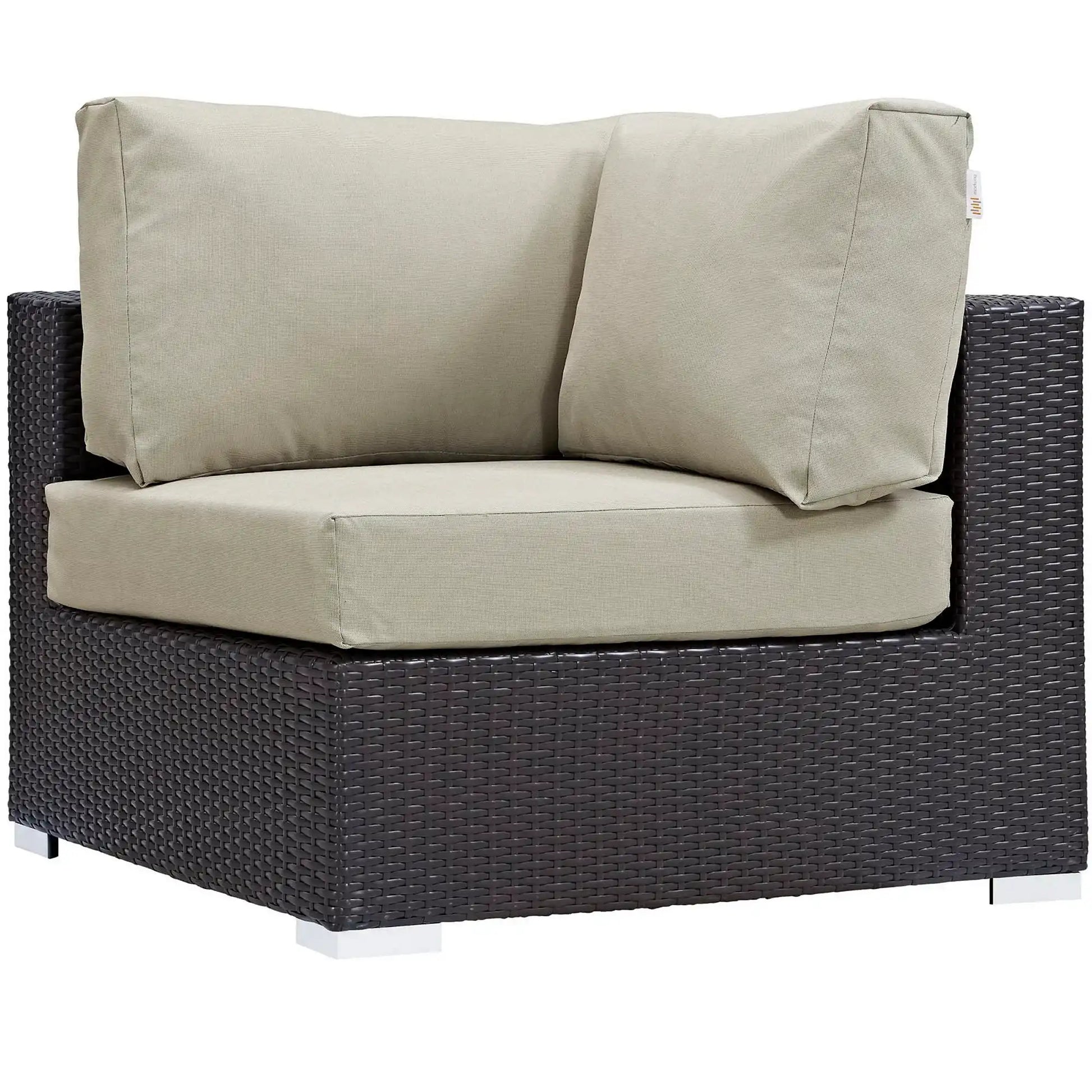 Convene 7 Piece Outdoor Patio Sectional Set by Modway - Best Buy Furniture