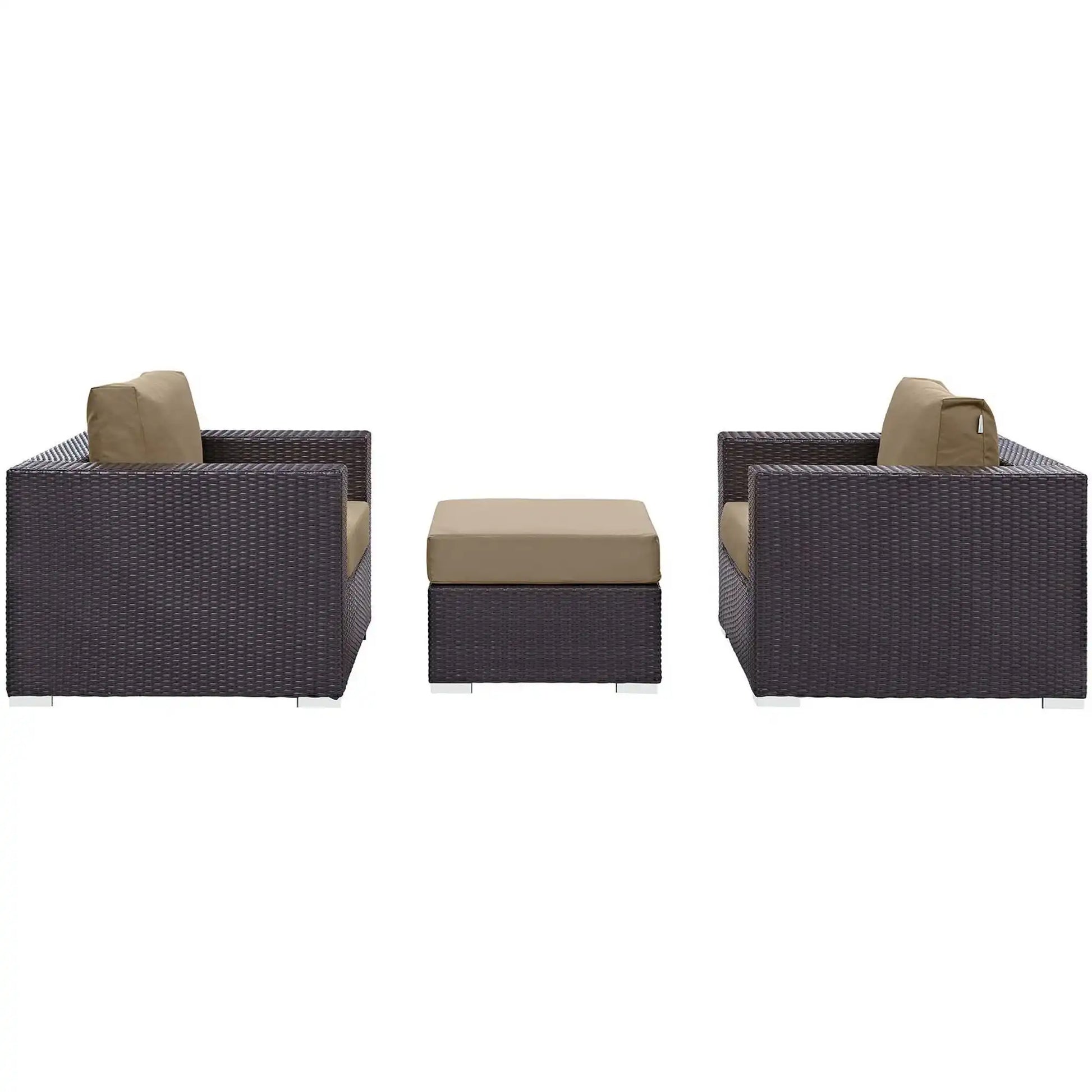 Convene 3 Piece Outdoor Patio Sofa Set by Modway - Best Buy Furniture