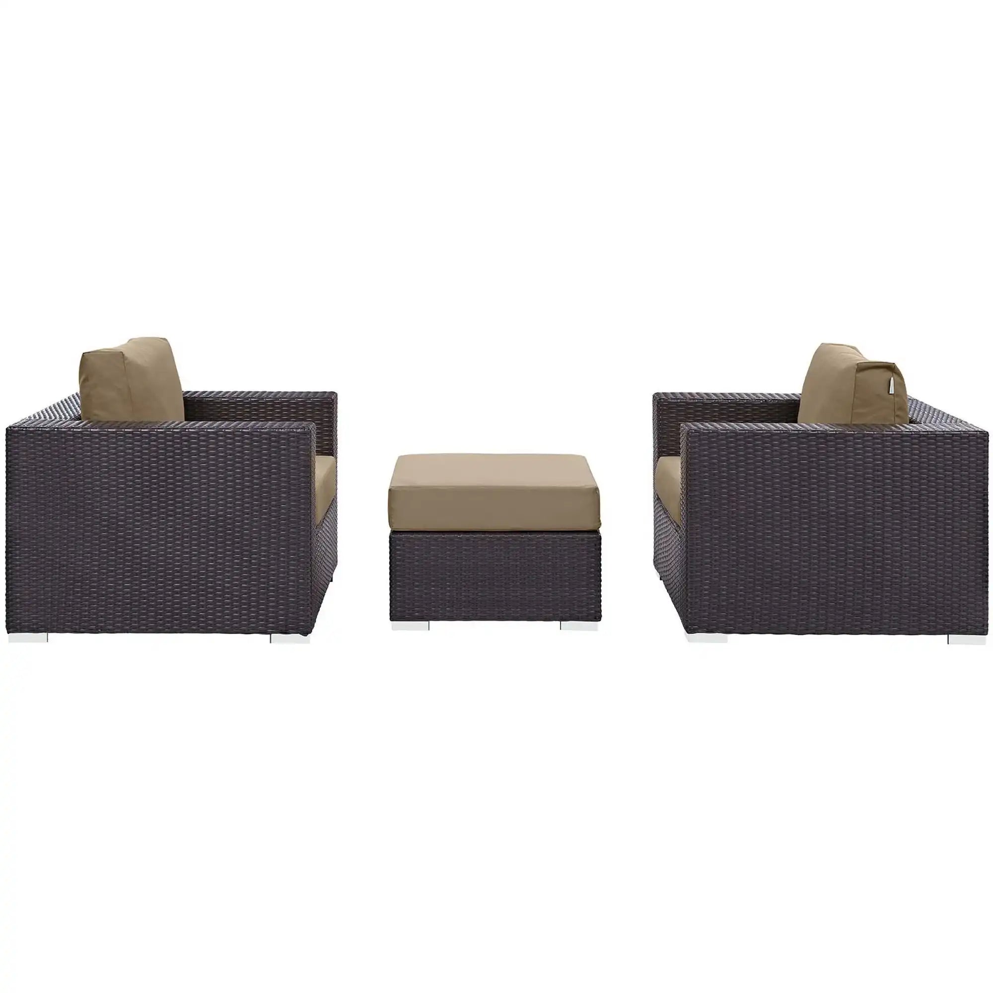 Convene 3 Piece Outdoor Patio Sofa Set by Modway - Best Buy Furniture