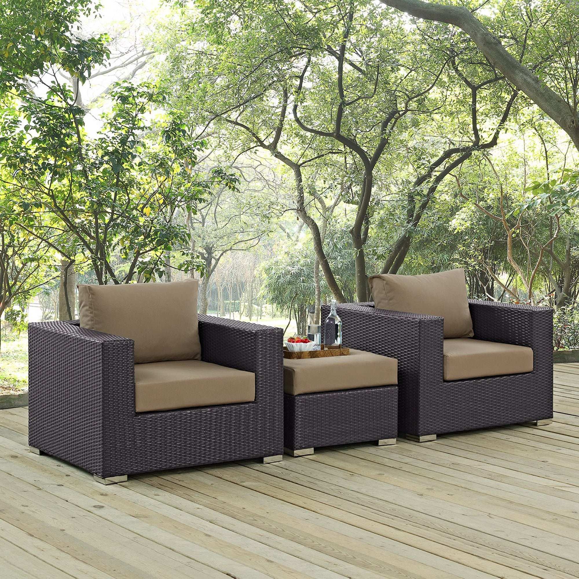 Convene 3 Piece Outdoor Patio Sofa Set by Modway - Best Buy Furniture