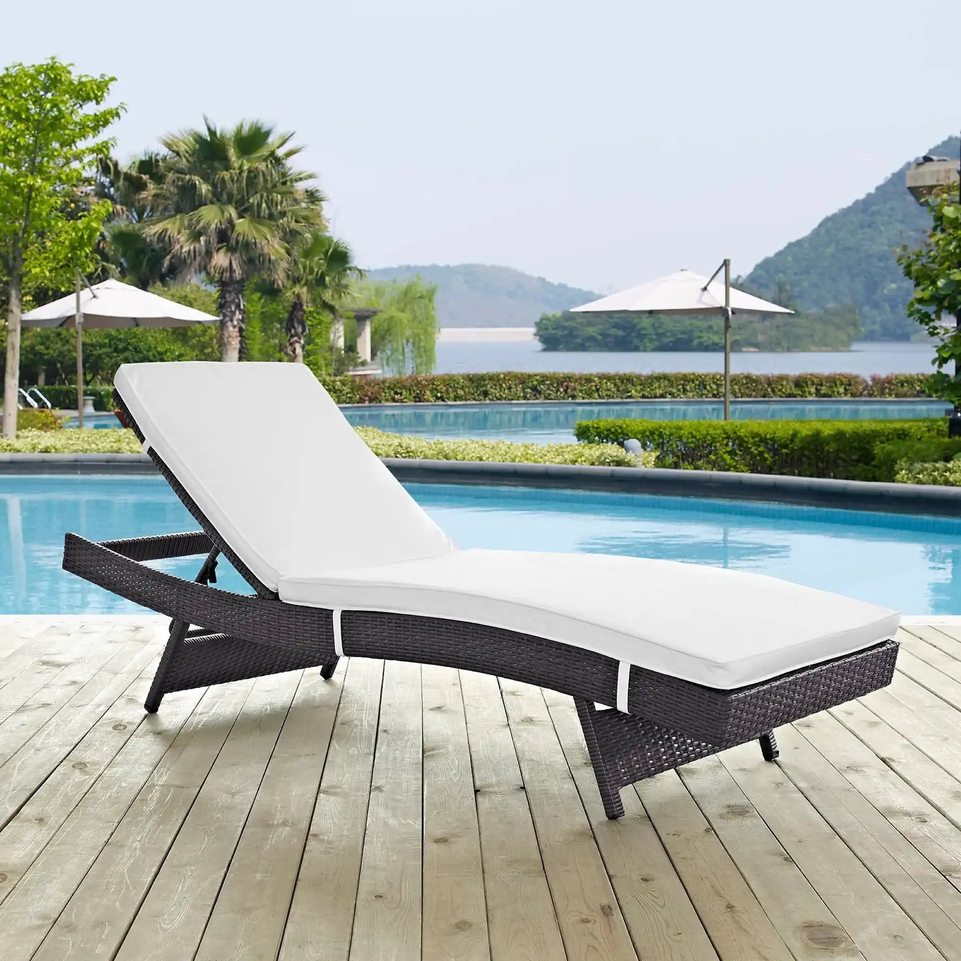 Convene Outdoor Patio Chaise by Modway - Best Buy Furniture