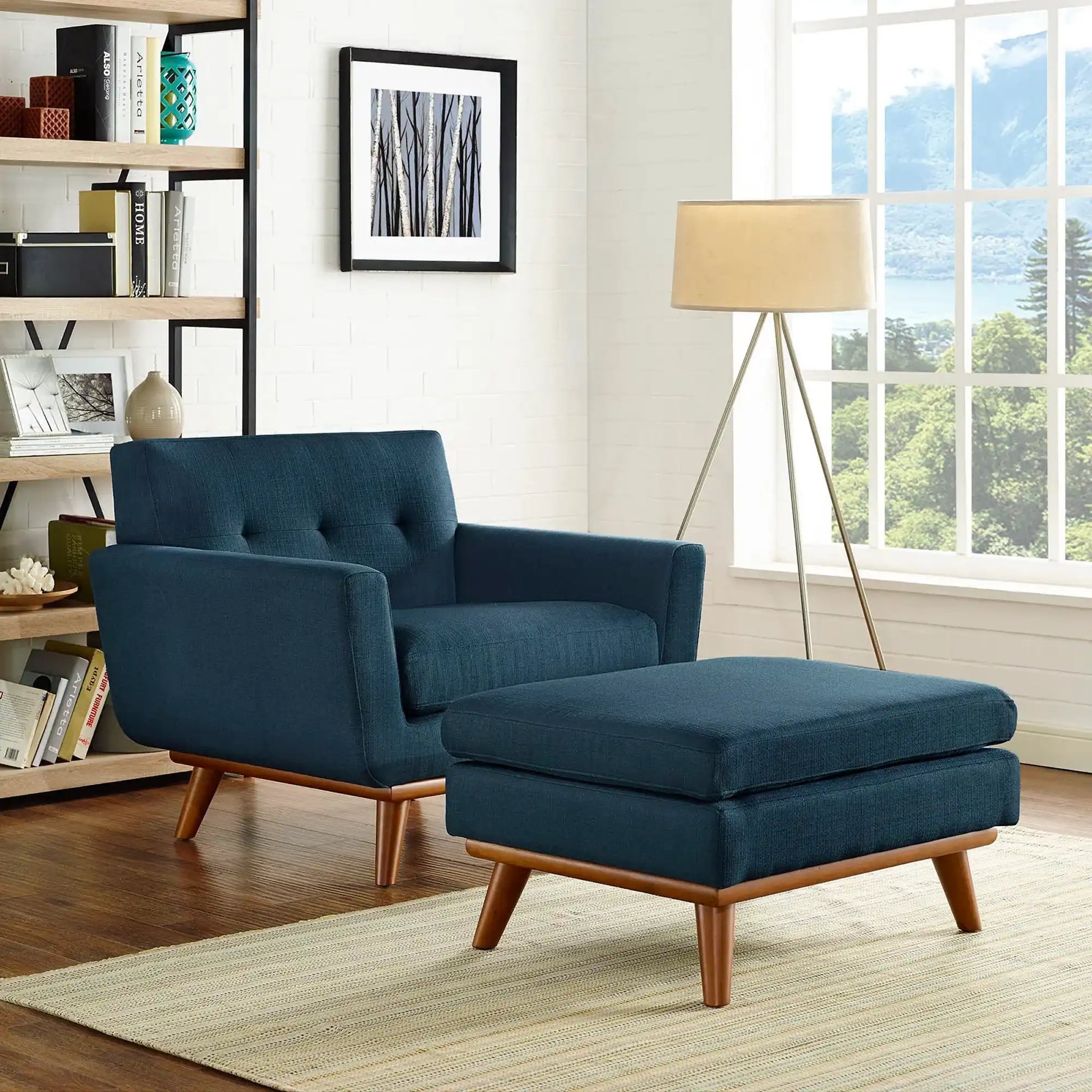 Engage 2 Piece Armchair and Ottoman by Modway - Best Buy Furniture