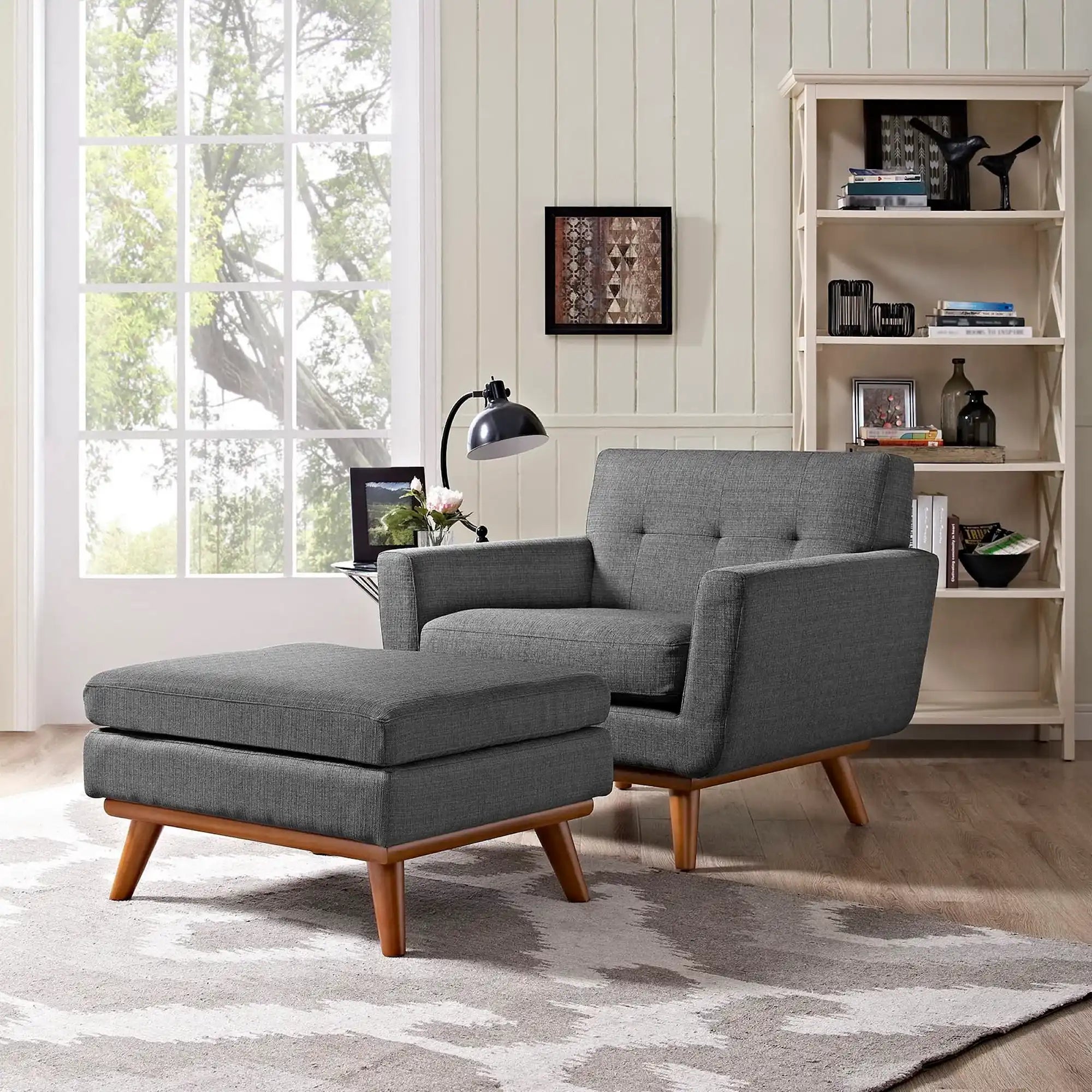 Engage 2 Piece Armchair and Ottoman by Modway - Best Buy Furniture