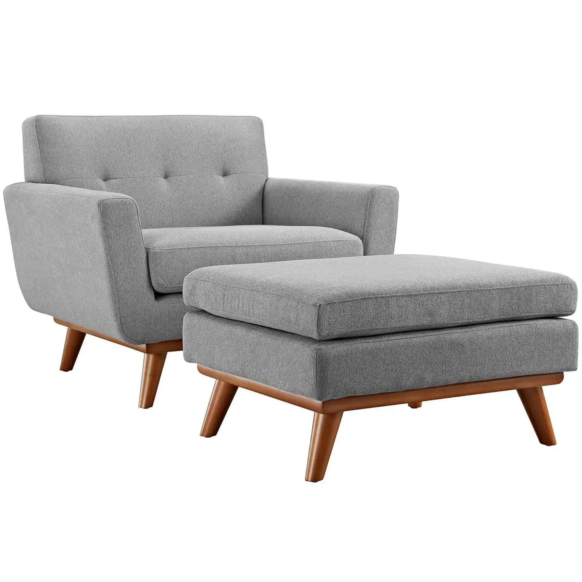 Engage 2 Piece Armchair and Ottoman by Modway - Best Buy Furniture