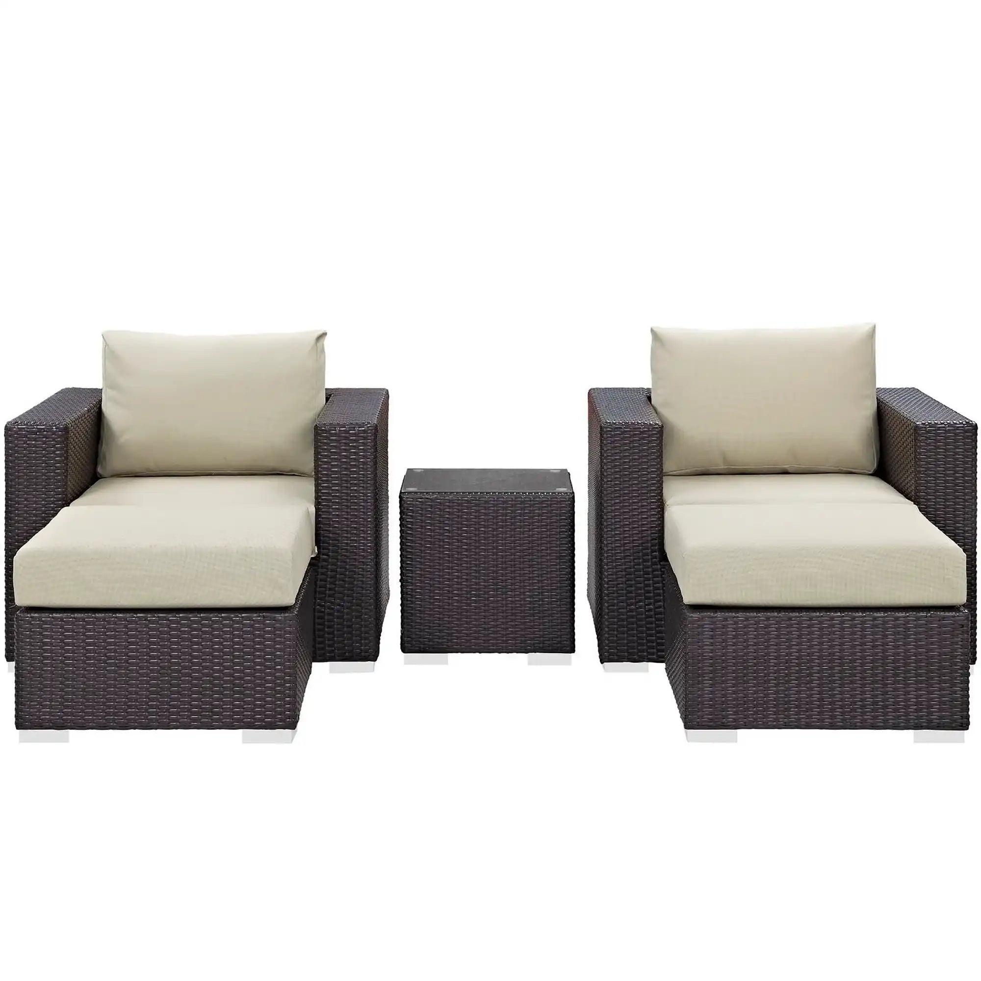 Convene 5 Piece Outdoor Patio Sectional Set by Modway - Best Buy Furniture