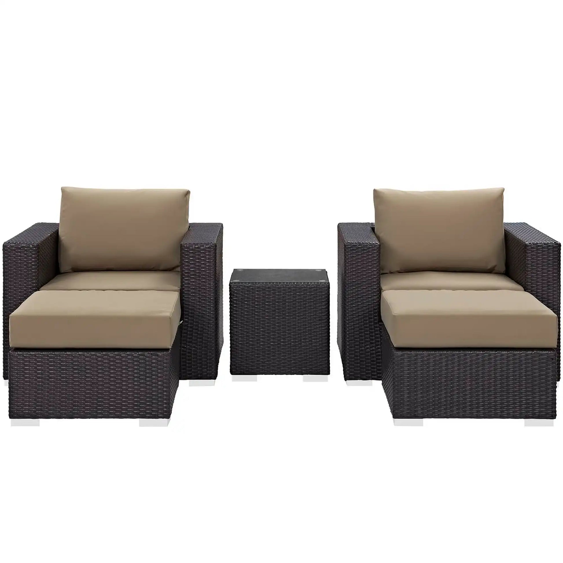 Convene 5 Piece Outdoor Patio Sectional Set by Modway - Best Buy Furniture