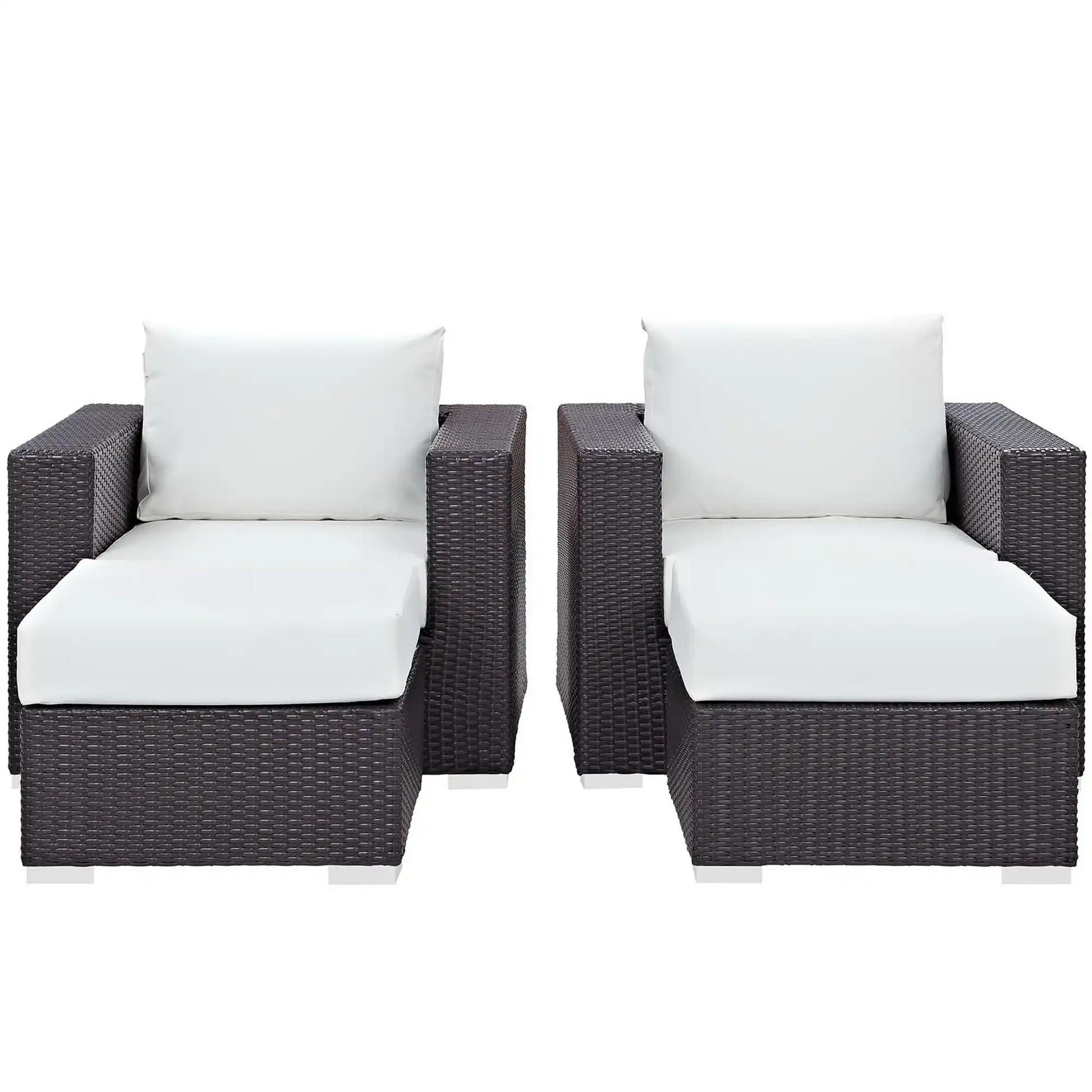 Convene 4 Piece Outdoor Patio Sectional Set by Modway - Best Buy Furniture