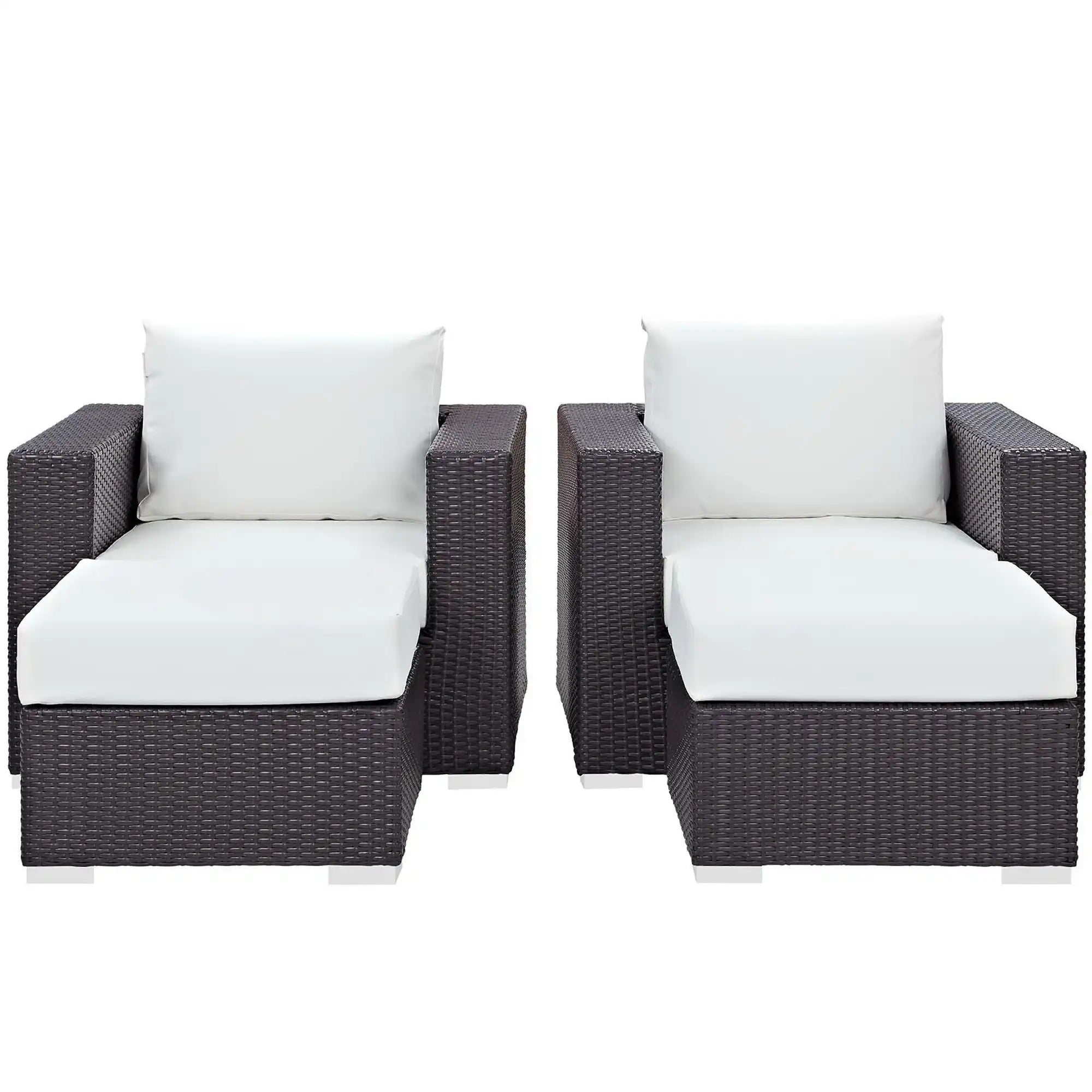 Convene 4 Piece Outdoor Patio Sectional Set by Modway - Best Buy Furniture