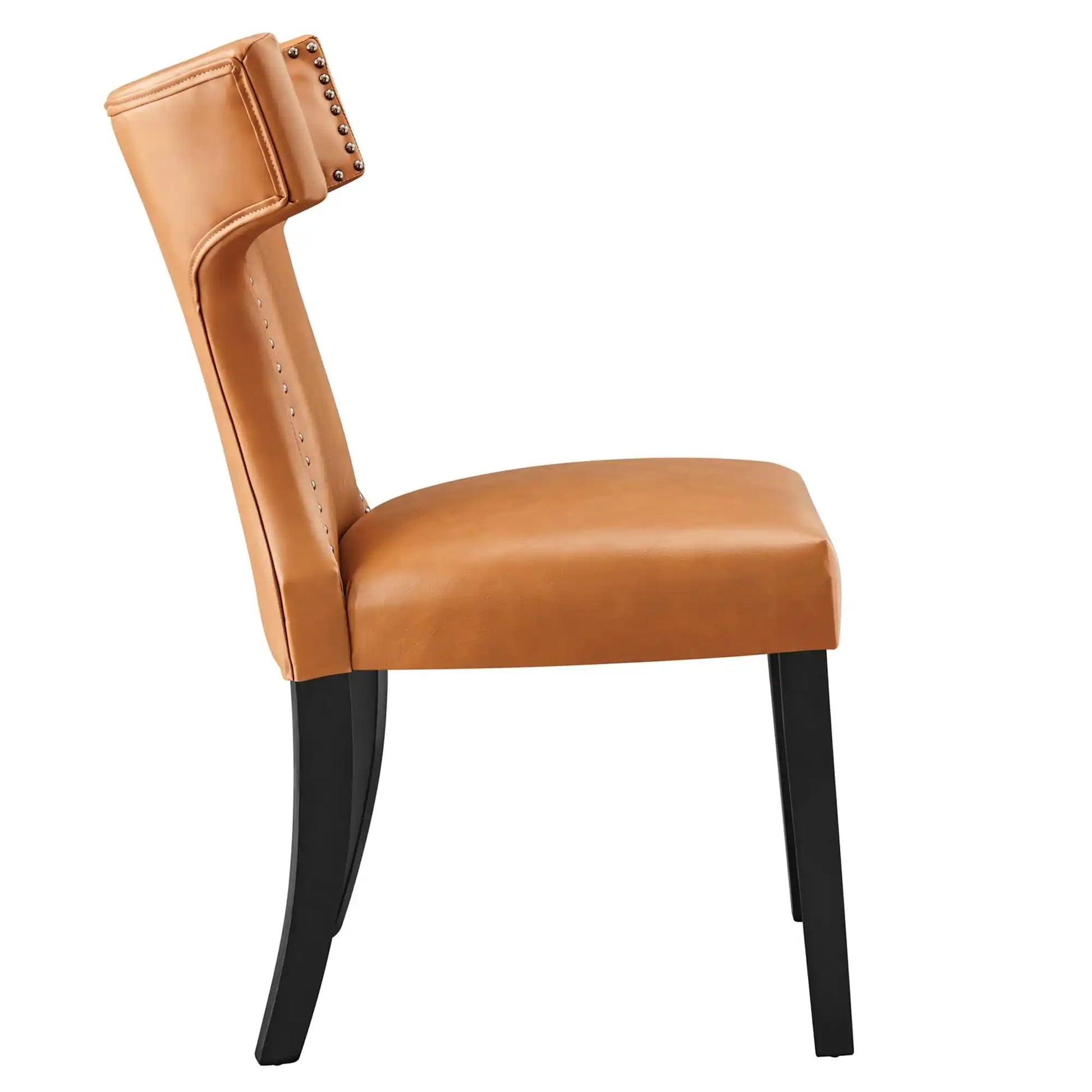 Curve Vegan Leather Dining Chair by Modway - Best Buy Furniture