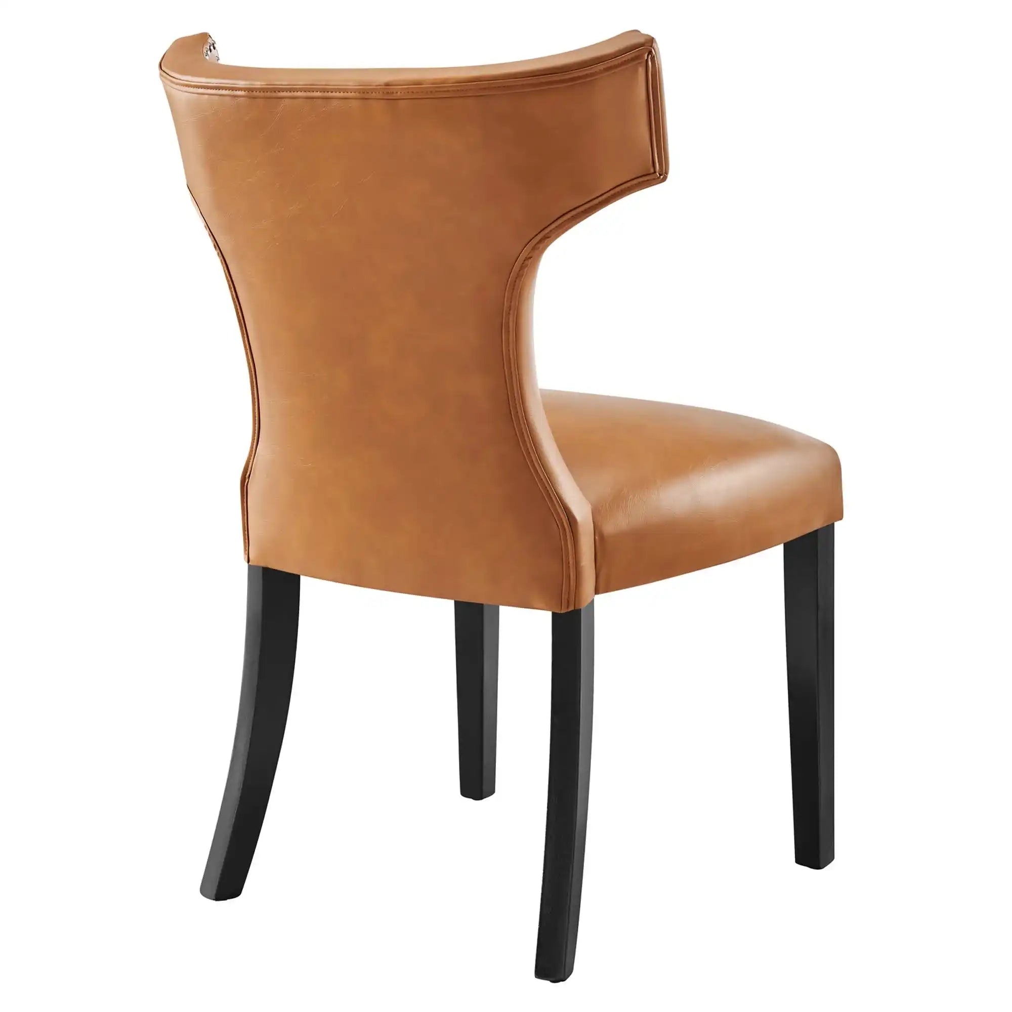Curve Vegan Leather Dining Chair by Modway - Best Buy Furniture