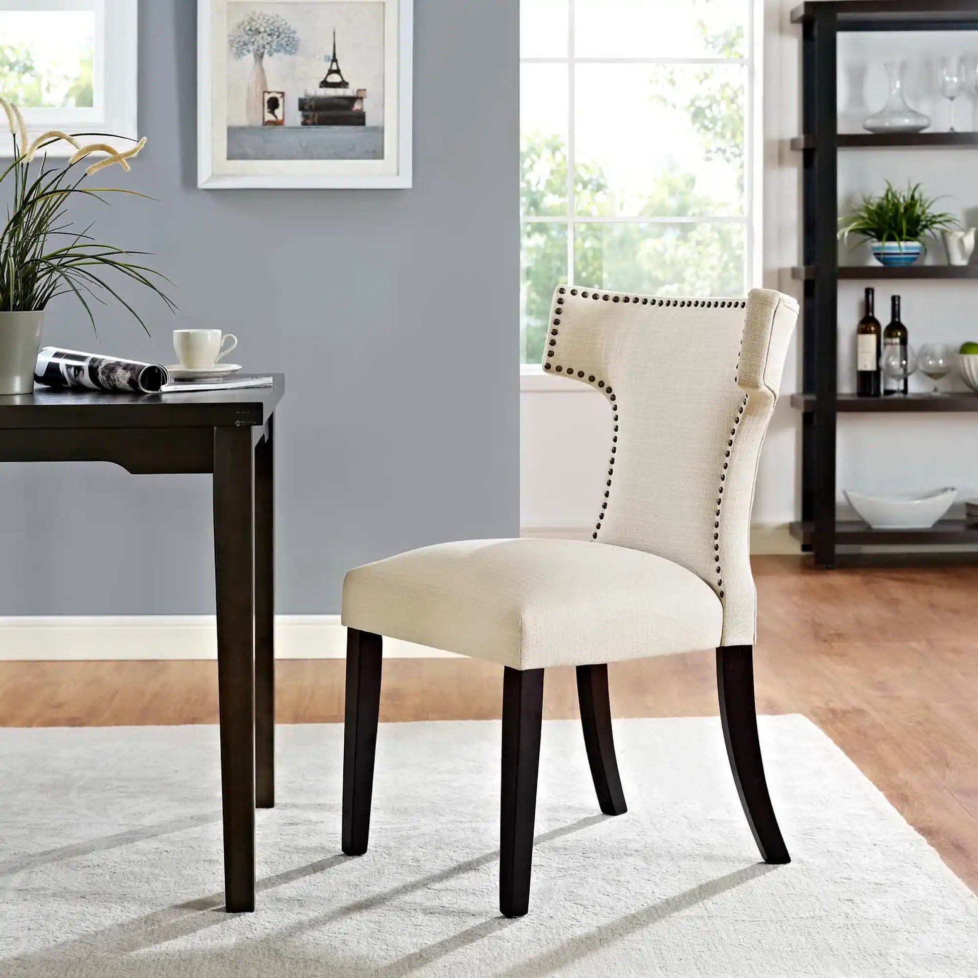 Curve Fabric Dining Chair by Modway - Best Buy Furniture